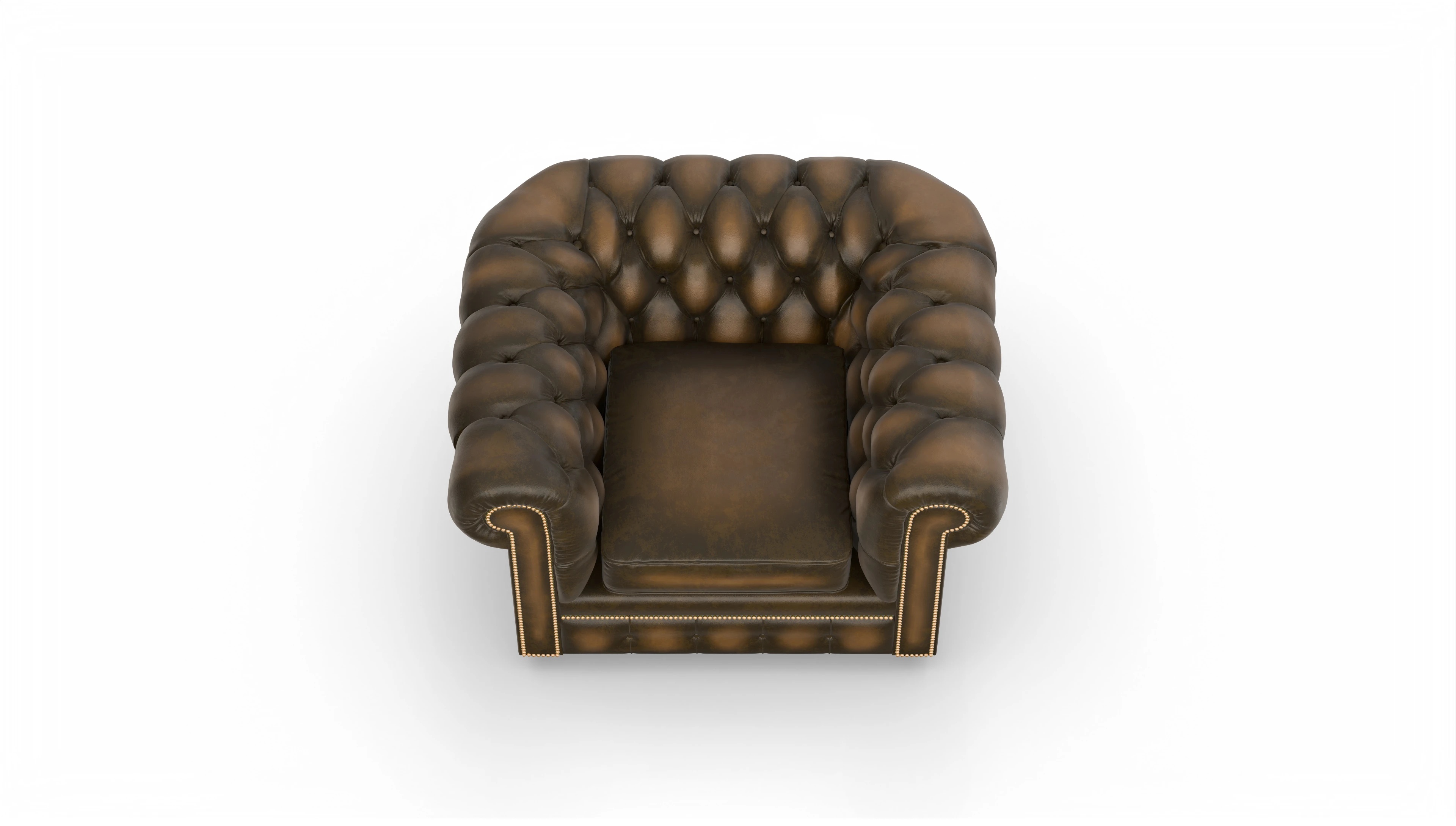 Ansicht des Produktes William Sessel in Leder braun