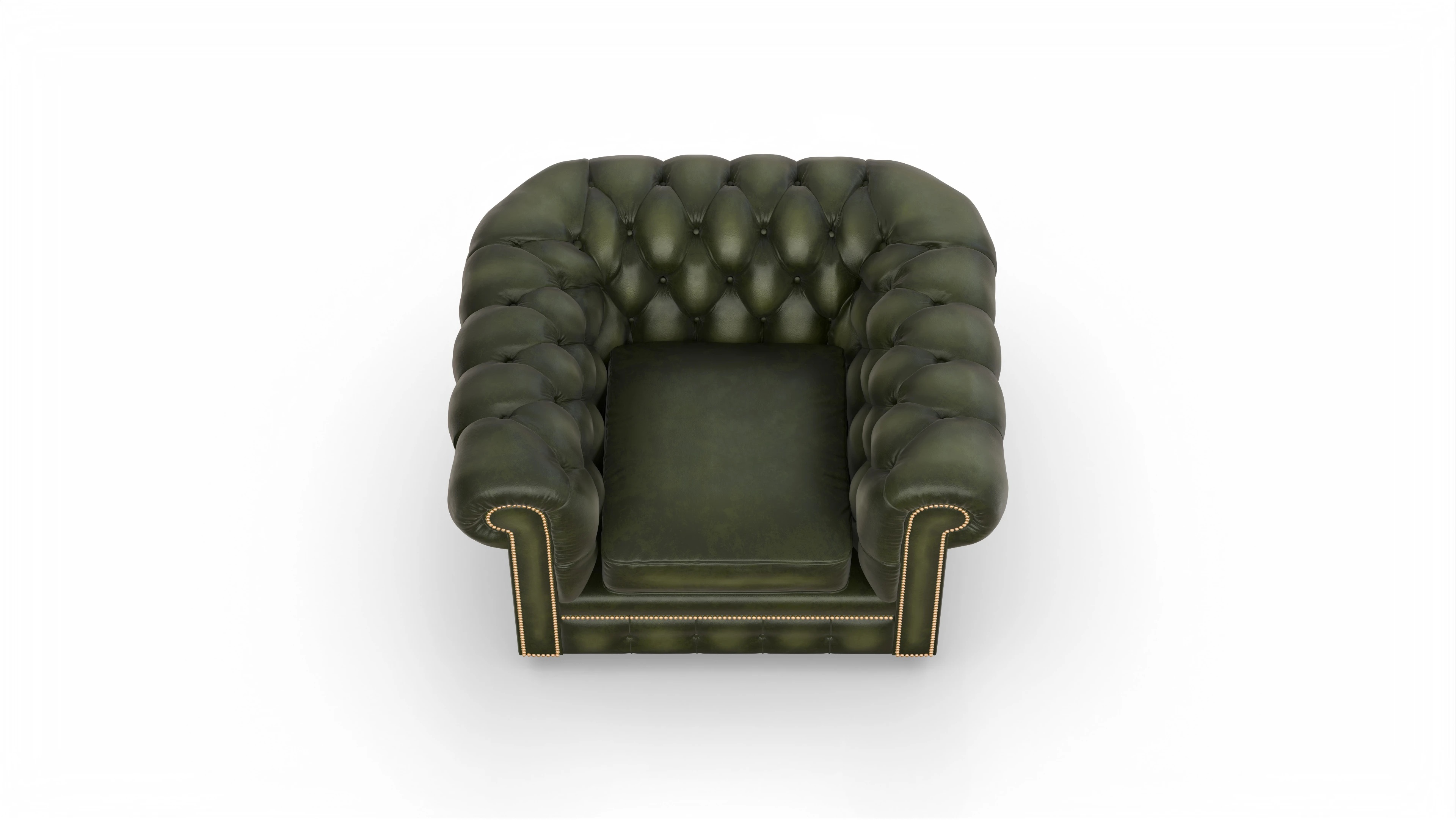 Ansicht des Produktes William Sessel in Leder grün