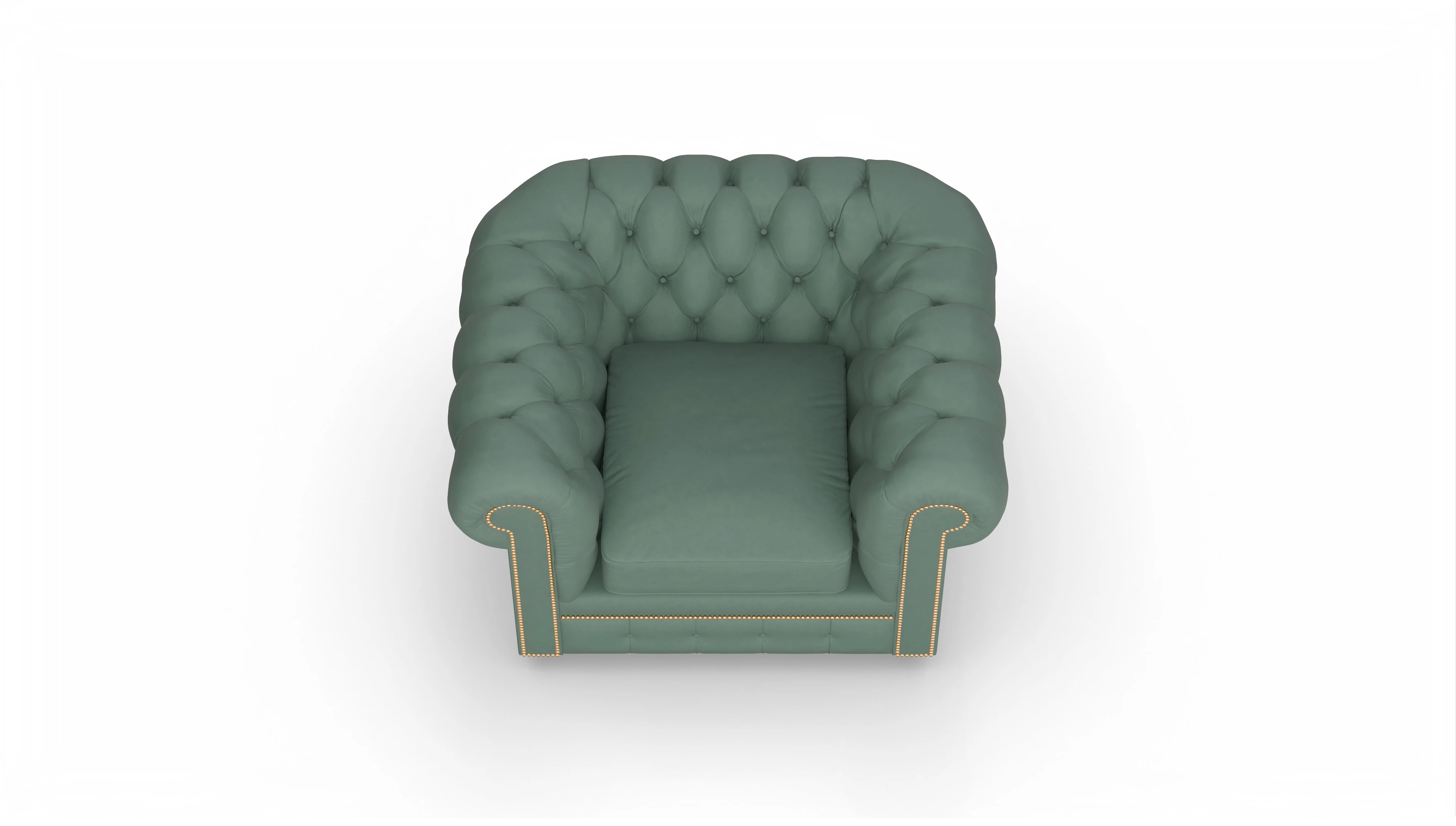 Ansicht des Produktes William Sessel in Leder grün