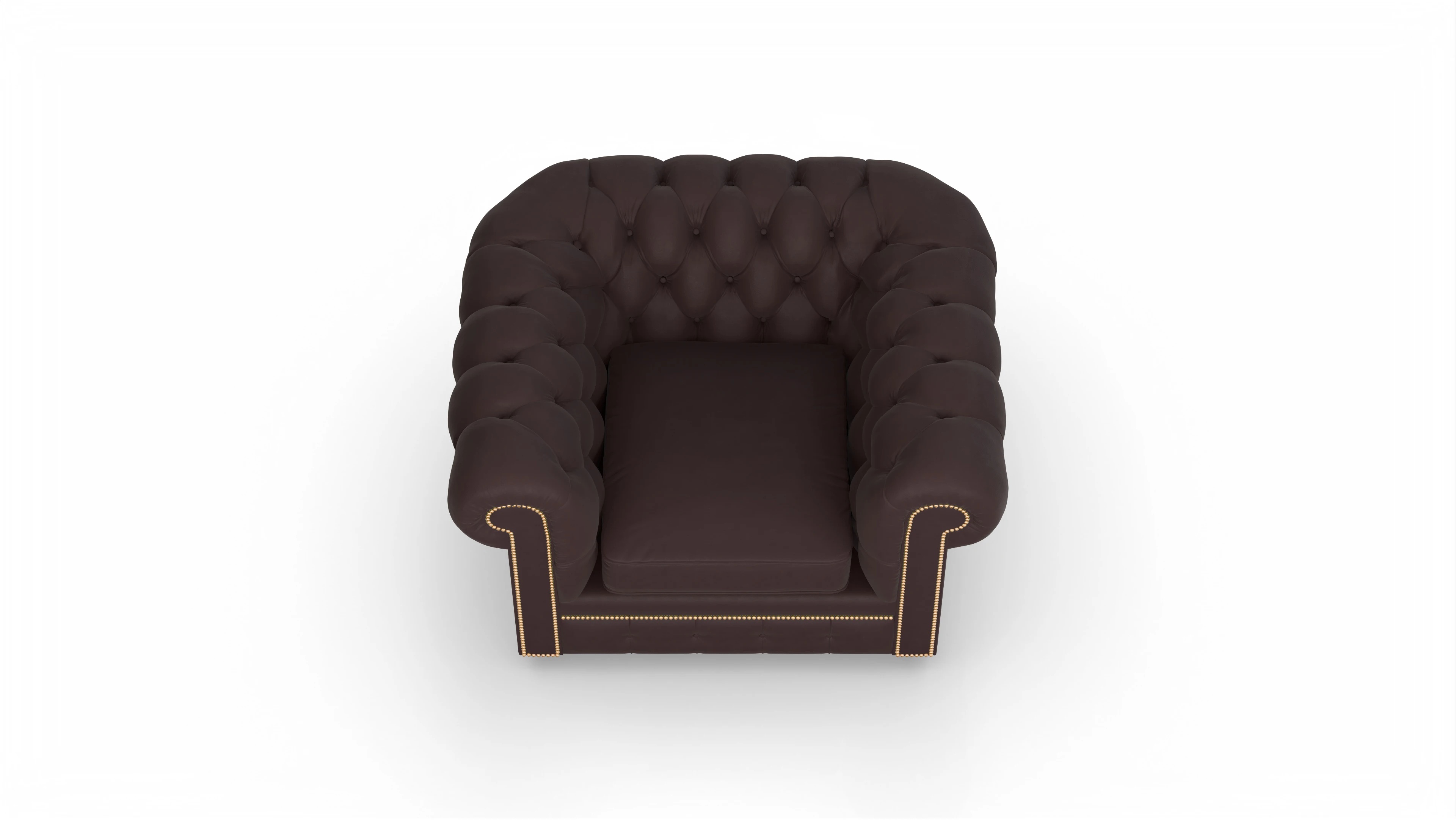 Ansicht des Produktes William Sessel in Leder braun