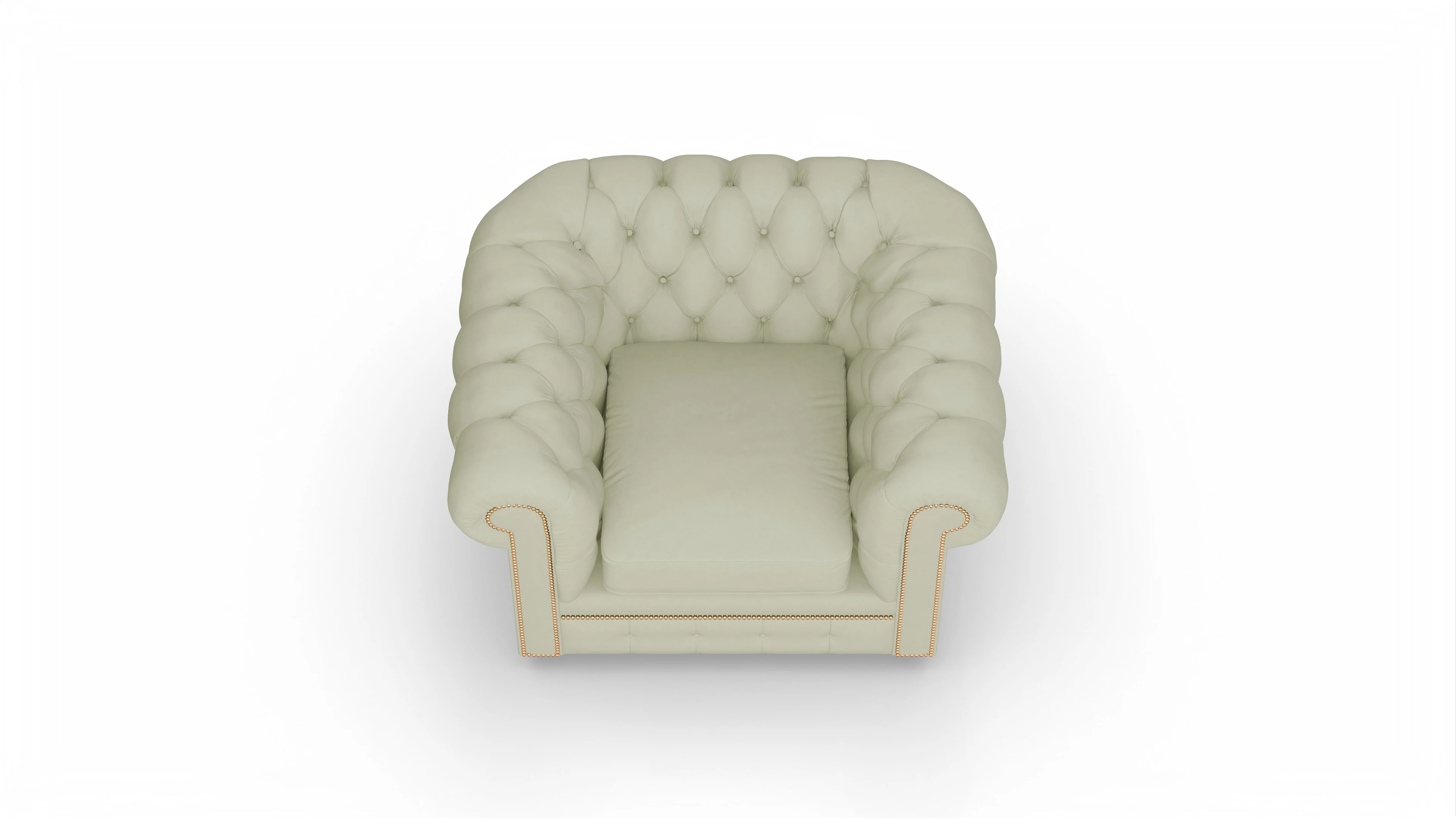 Ansicht des Produktes William Sessel in Leder grau