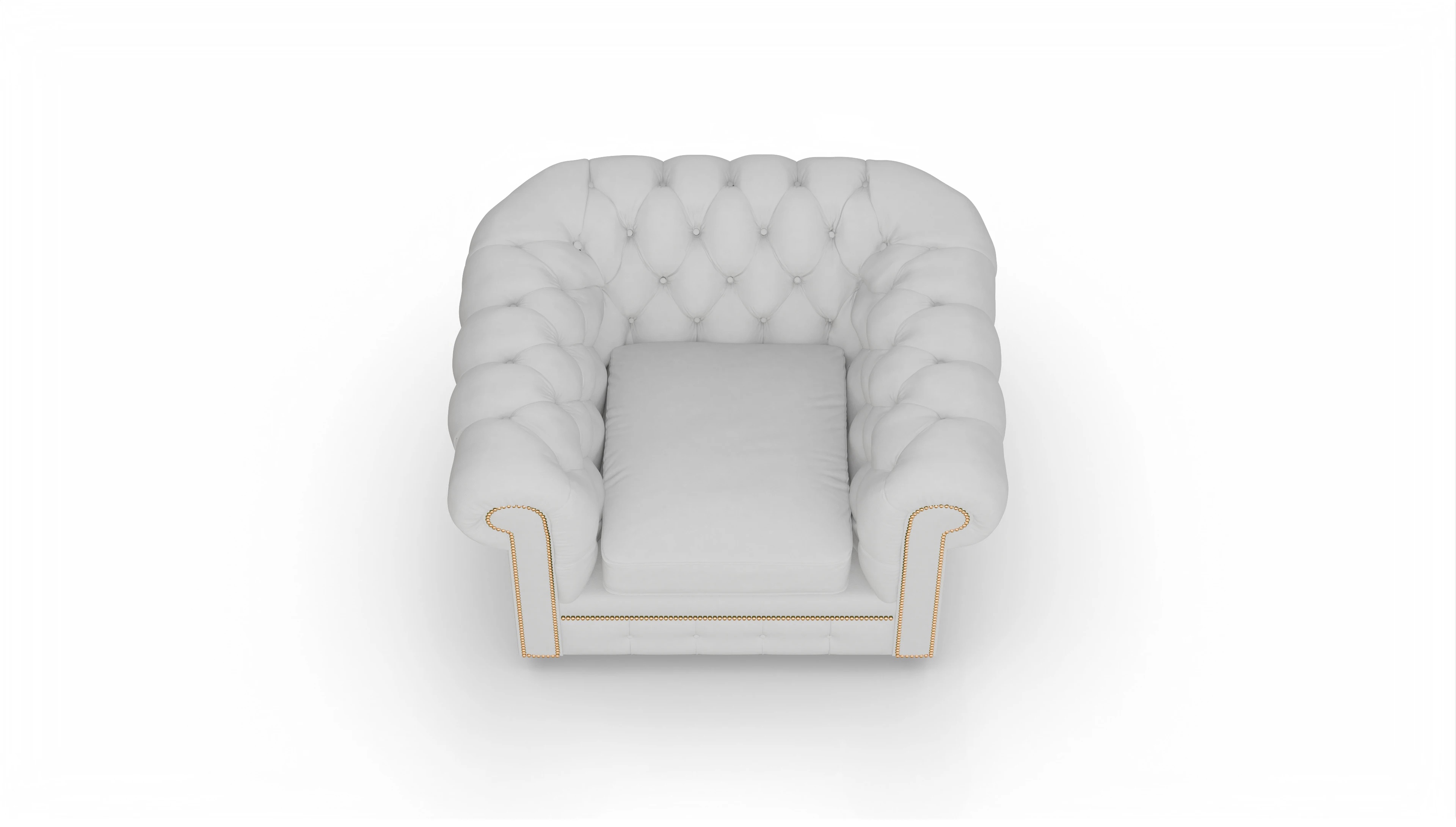 Ansicht des Produktes William Sessel in Leder weiß