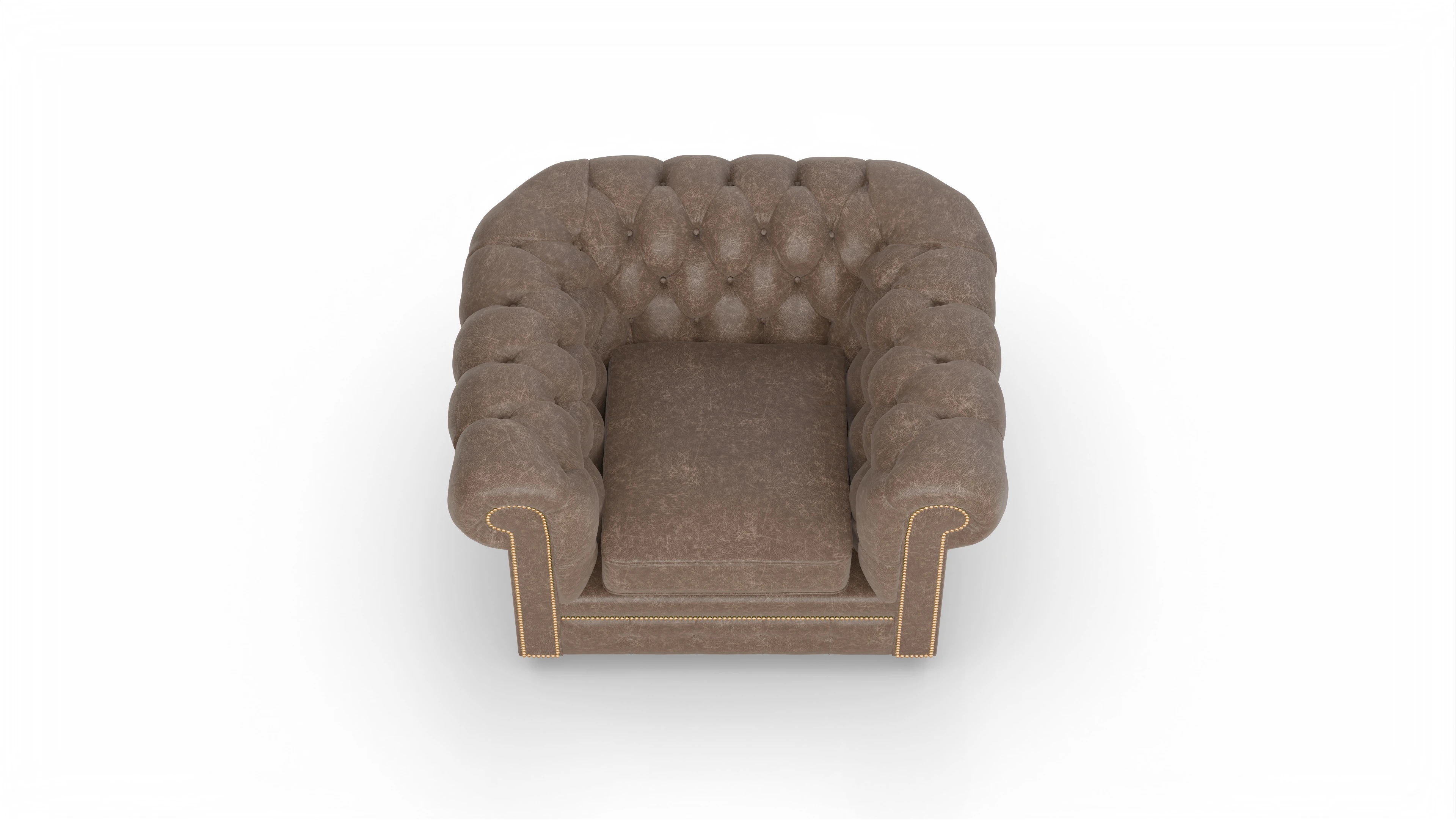 Ansicht des Produktes William Sessel in Leder braun