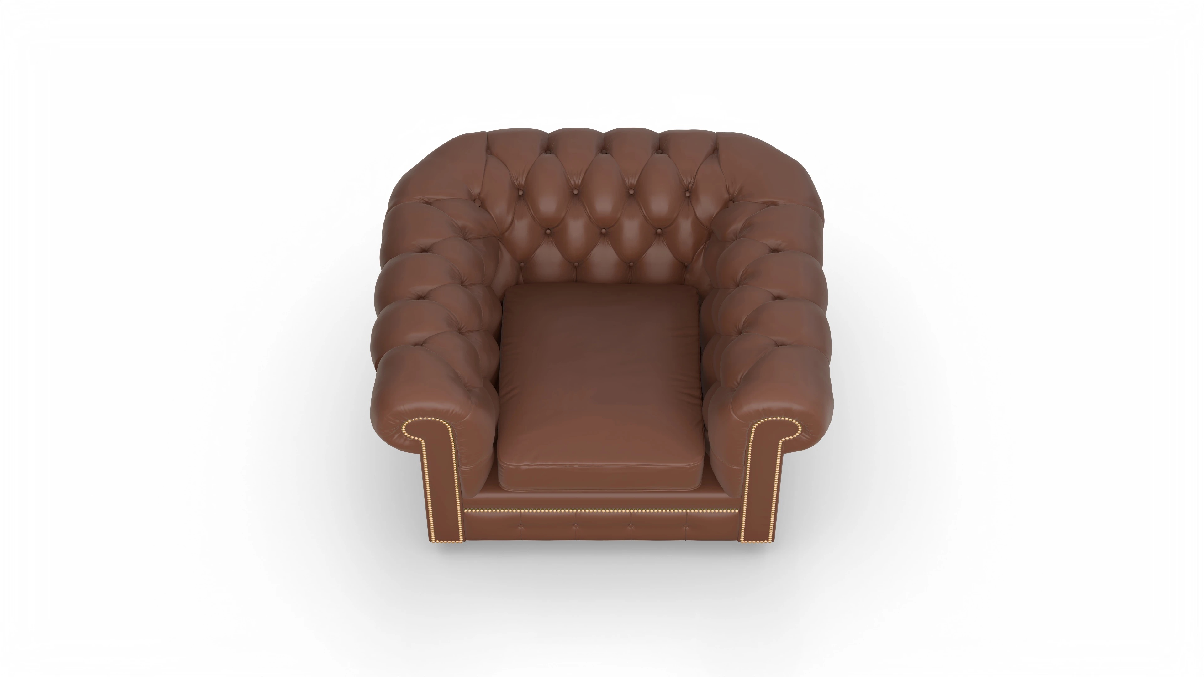 Ansicht des Produktes William Sessel in Leder braun