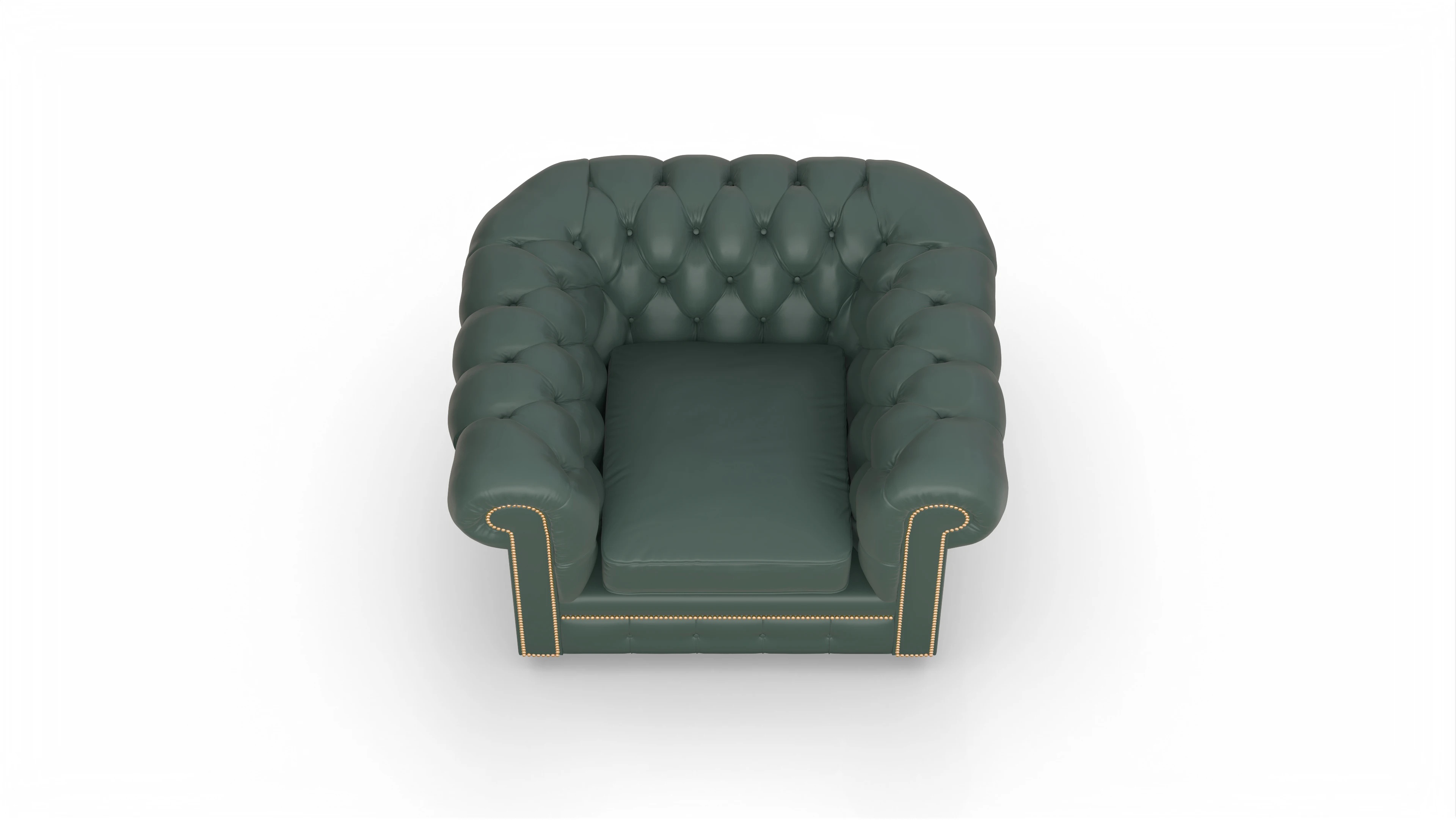 Ansicht des Produktes William Sessel in Leder grün