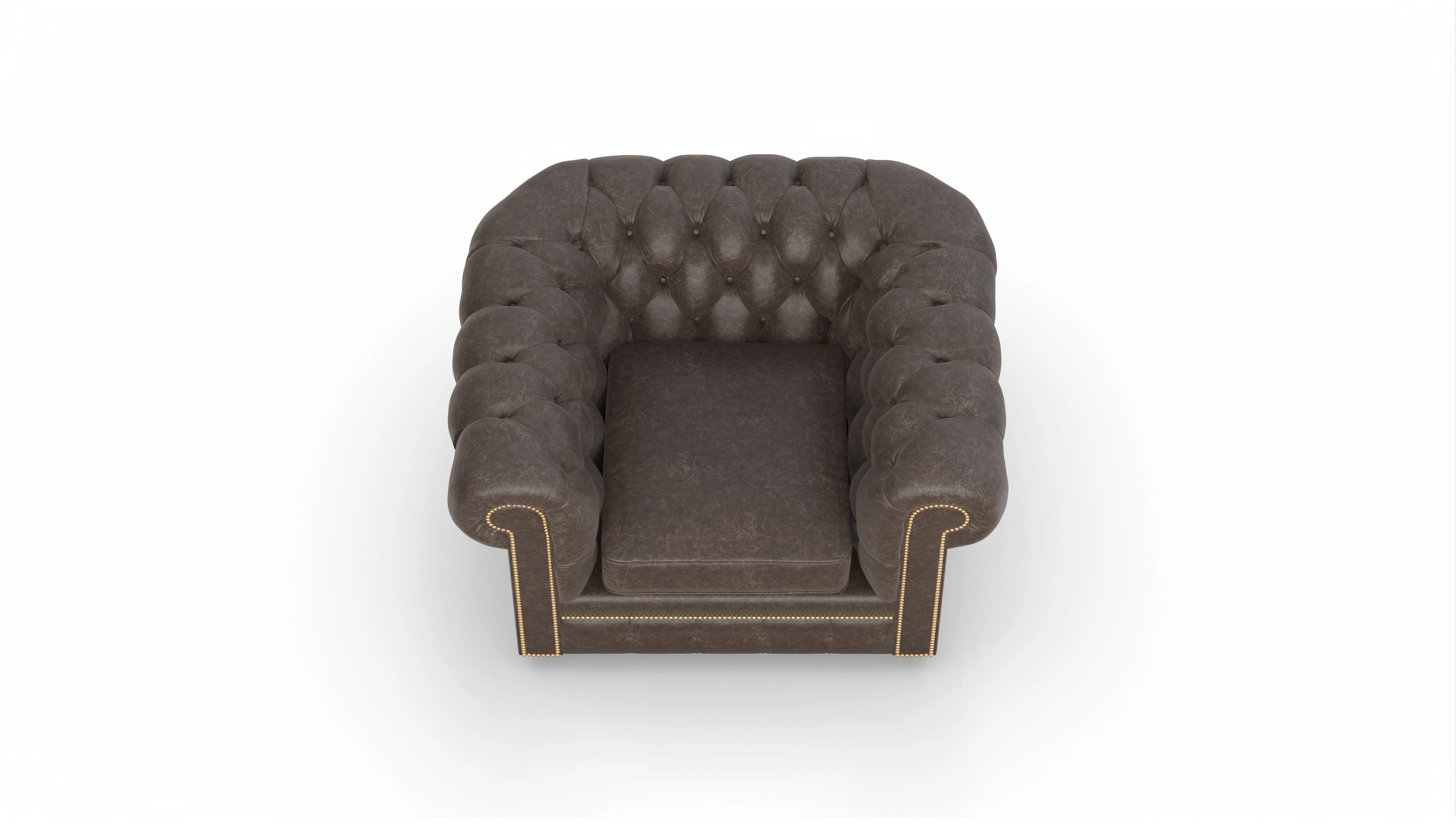 Ansicht des Produktes William Sessel in Leder braun