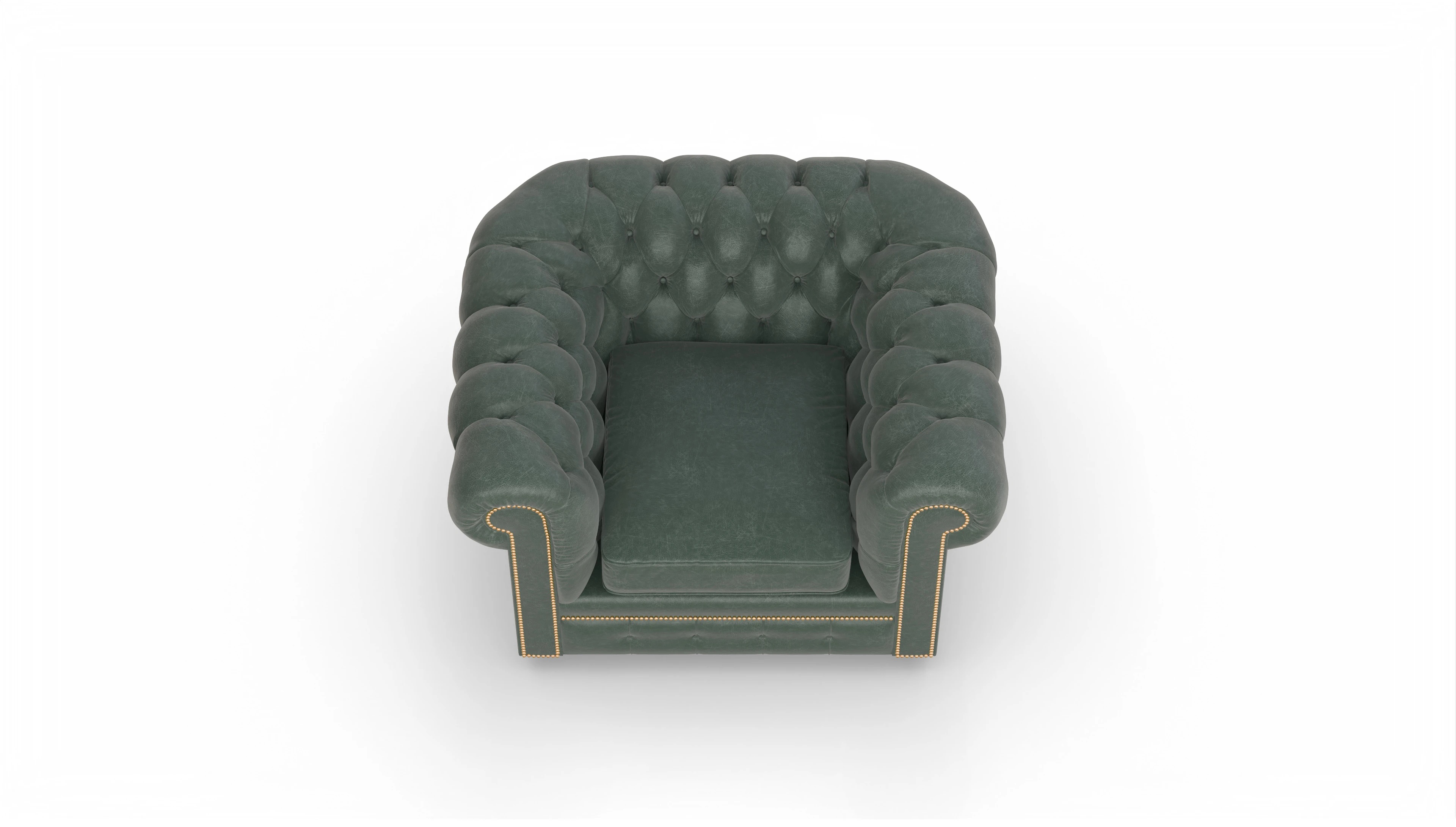 Ansicht des Produktes William Sessel in Leder grün