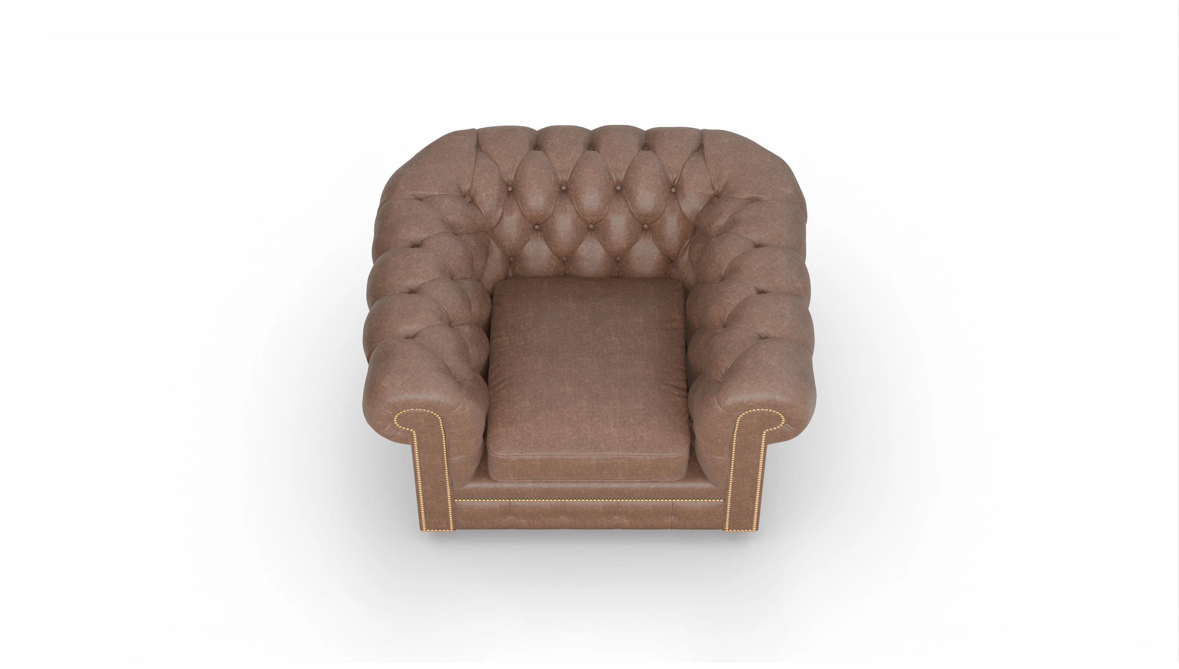 Ansicht des Produktes William Sessel in Leder braun