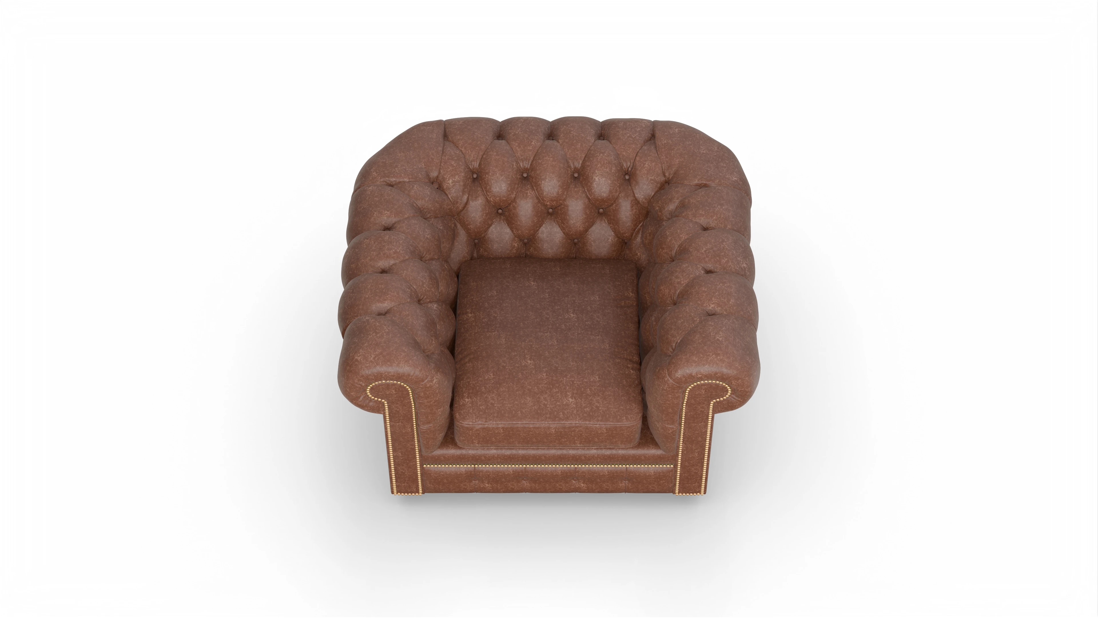 Ansicht des Produktes William Sessel in Leder braun