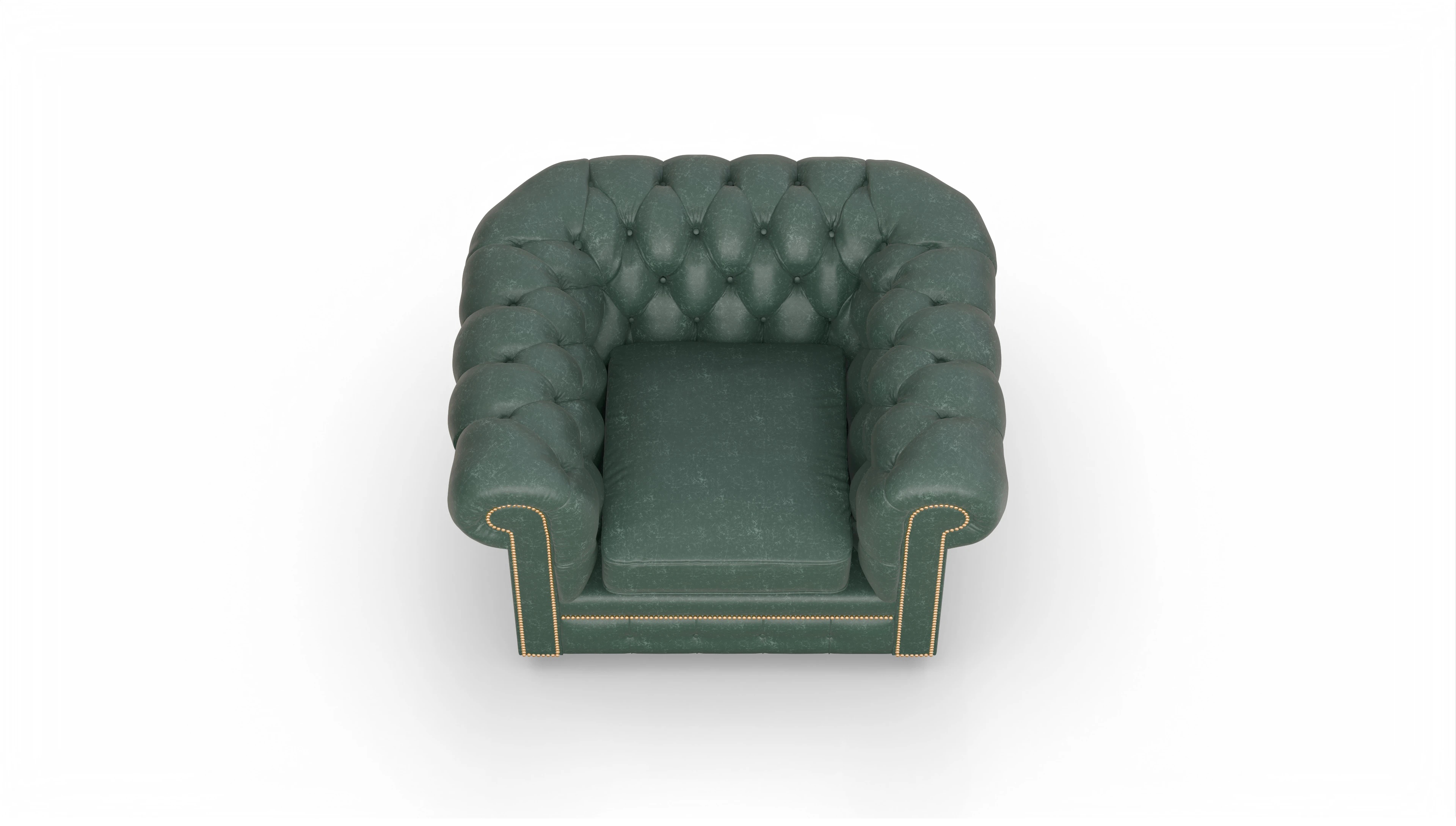 Ansicht des Produktes William Sessel in Leder grün