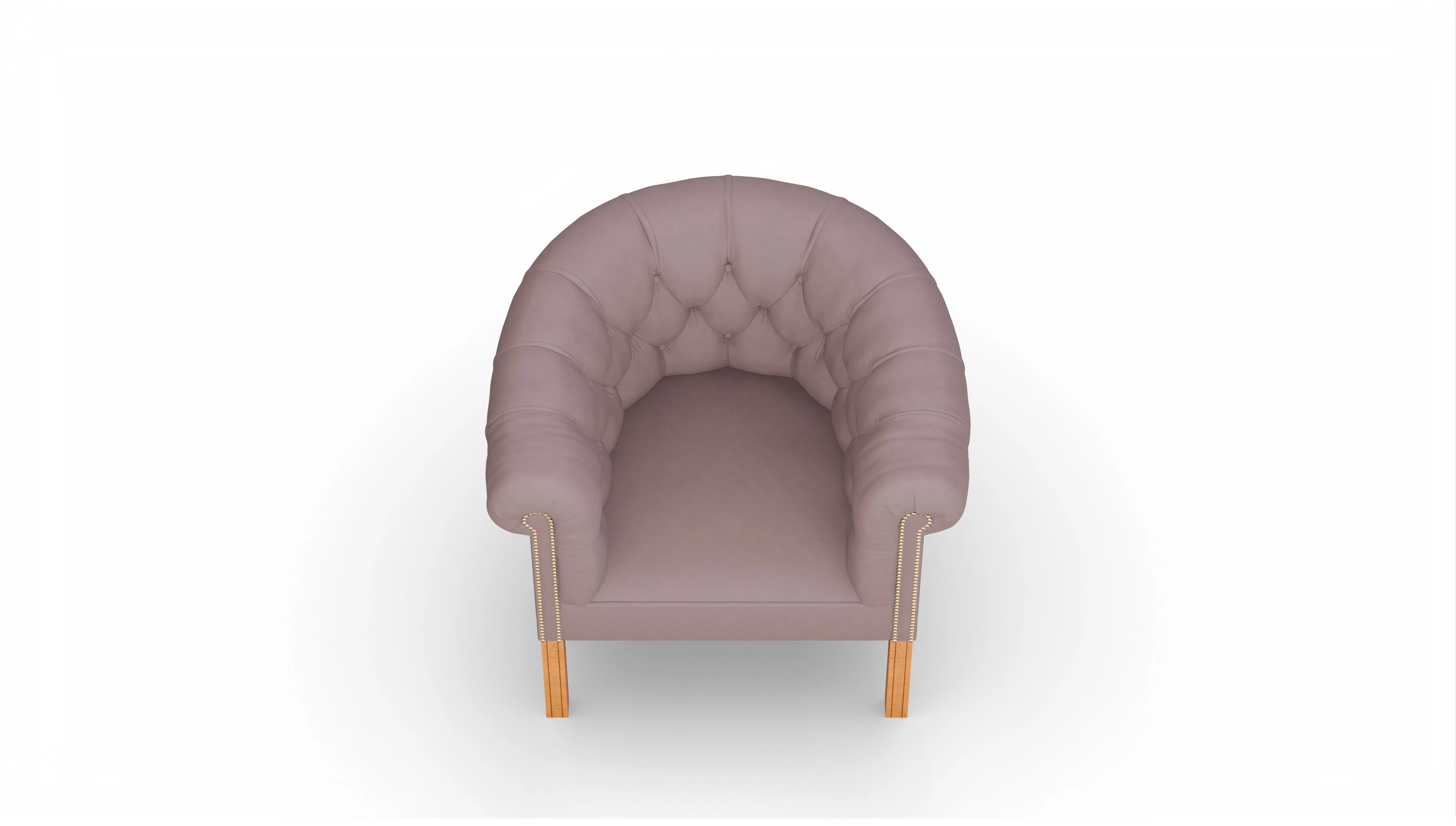 Ansicht des Produktes Meryton Sessel in Leder rot