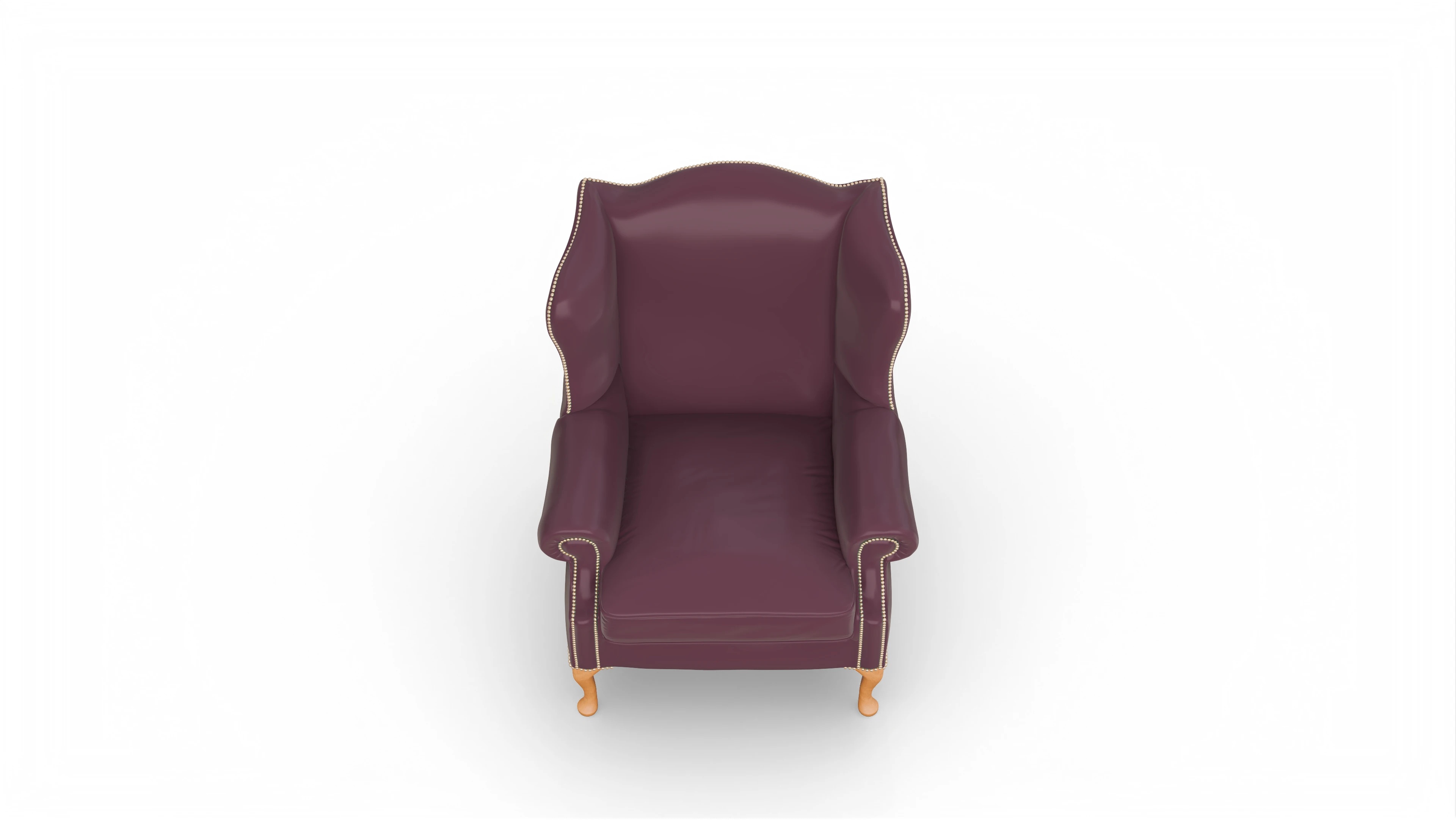 Ansicht des Produktes Heywood Sessel in Leder rot