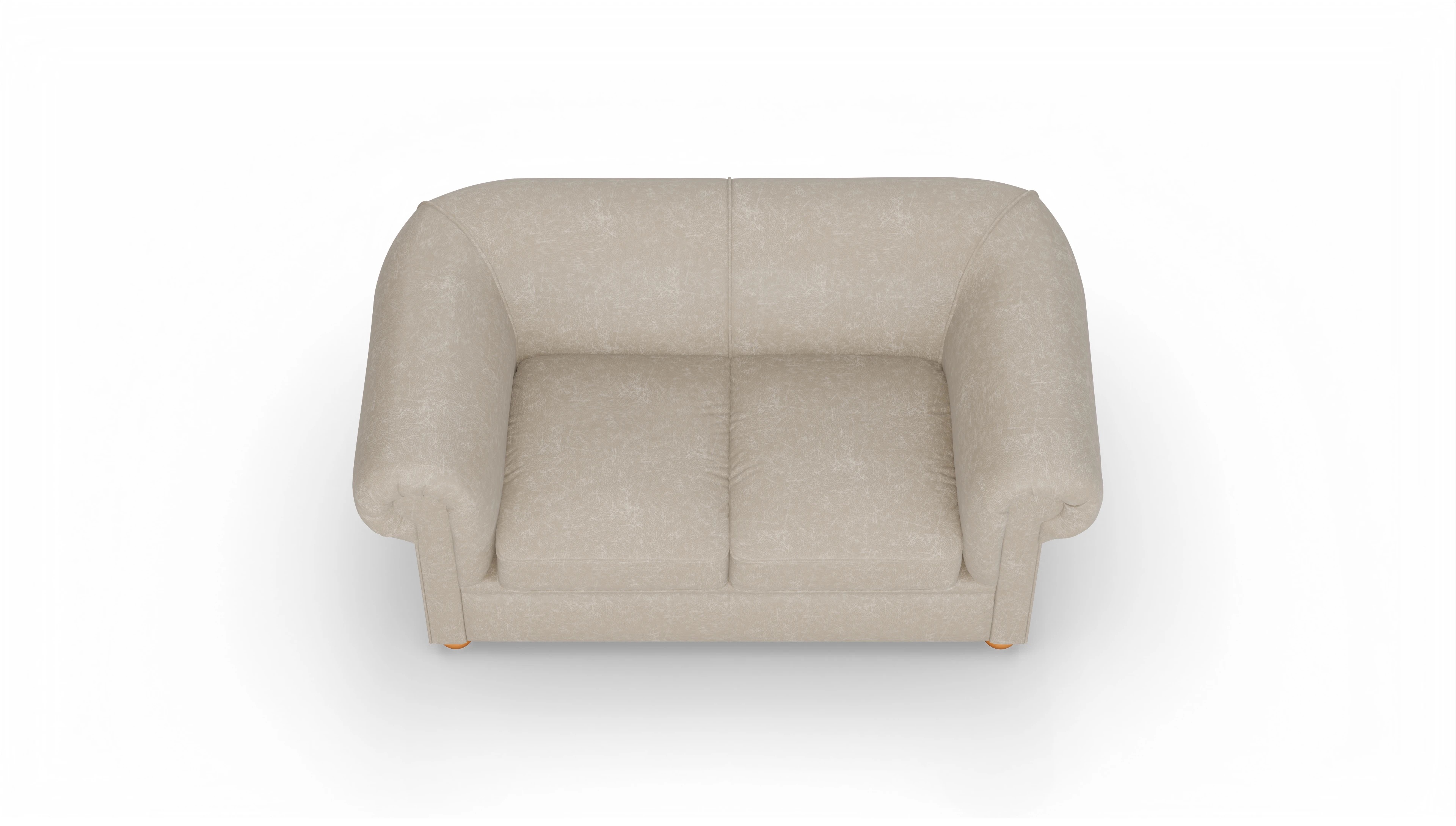 Ansicht des Produktes Brendon 2-Sitzer in Leder beige