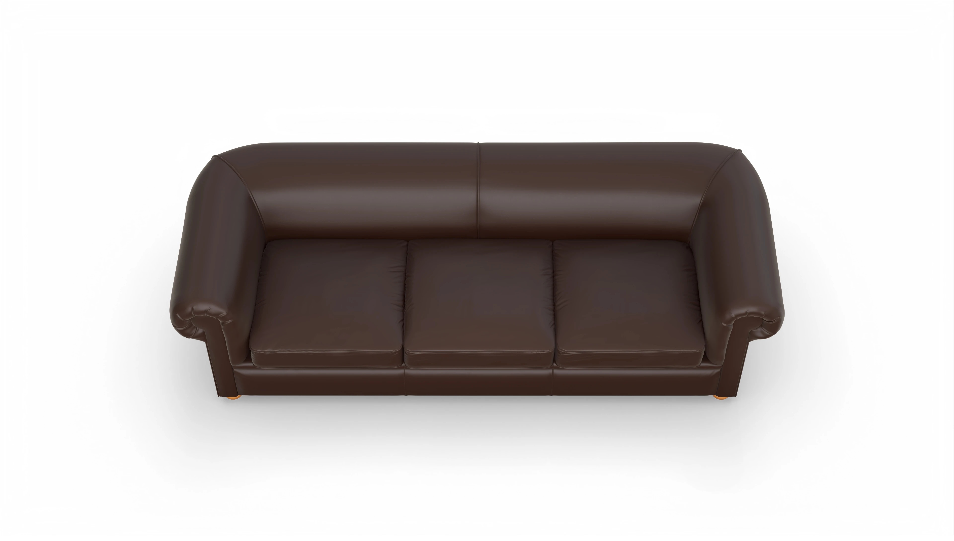 Ansicht des Produktes Brendon 4-Sitzer in Leder braun