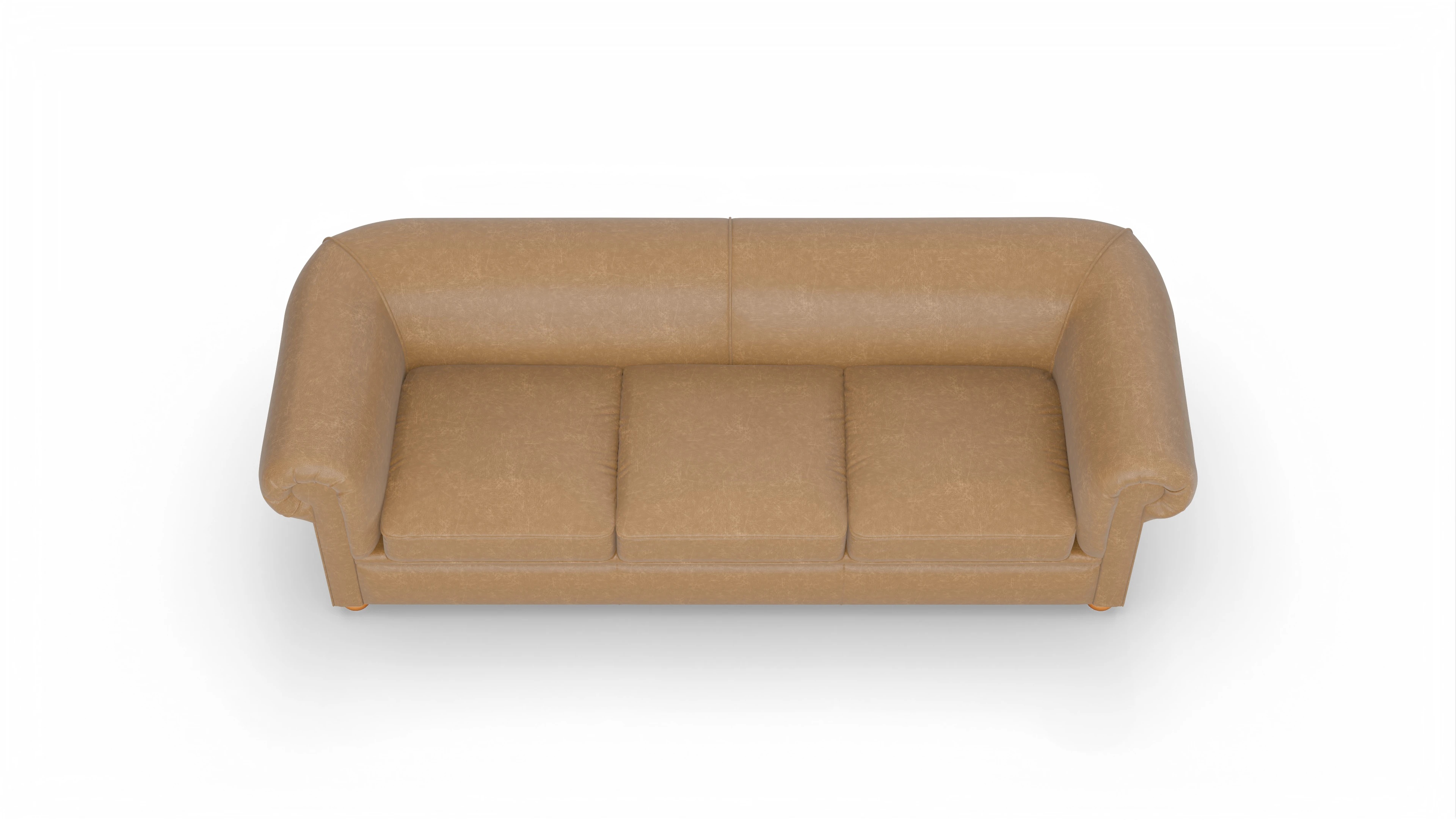 Ansicht des Produktes Brendon 4-Sitzer in Leder beige