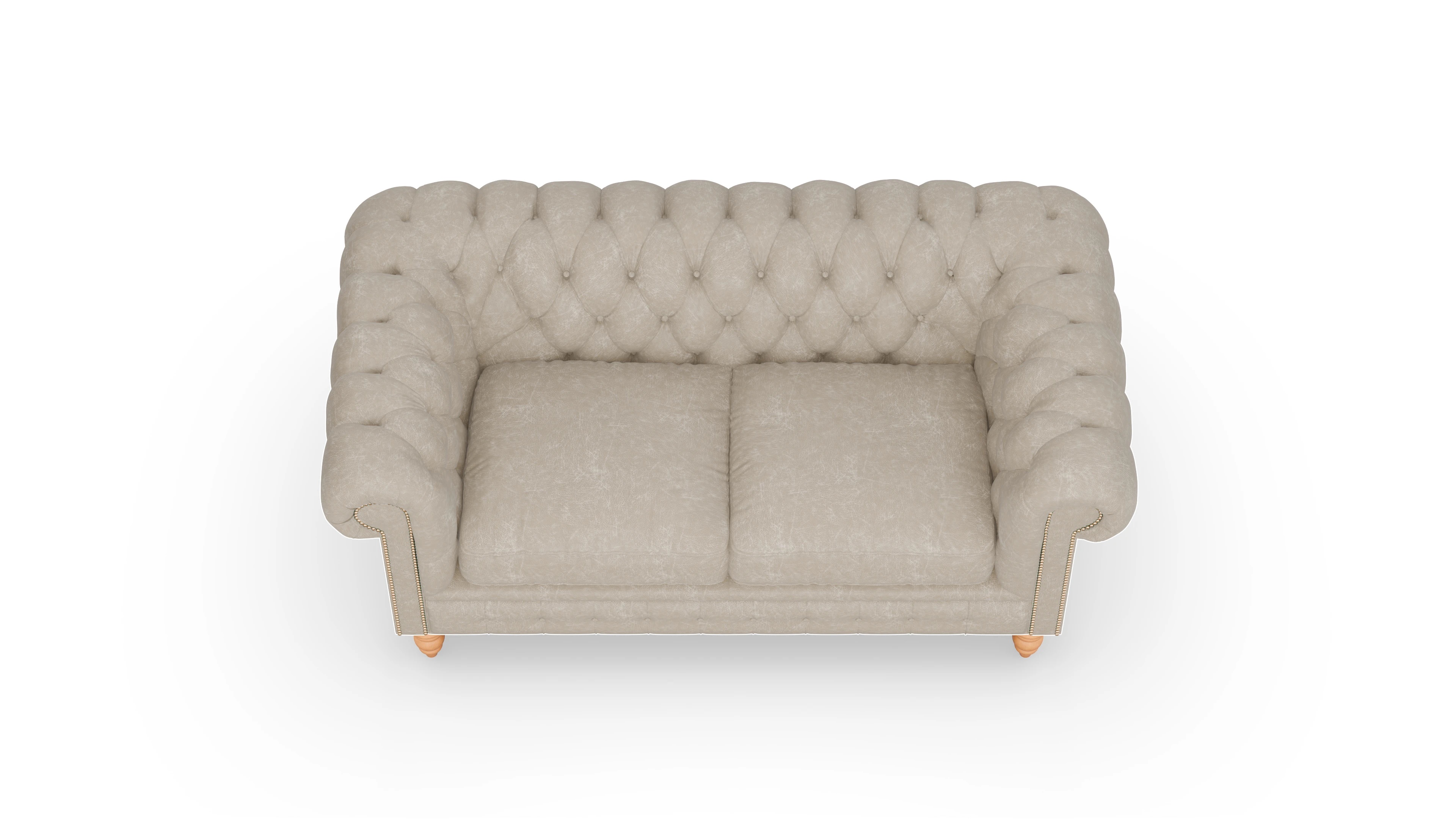 Ansicht des Produktes Bennet 2,5-Sitzer in Leder beige
