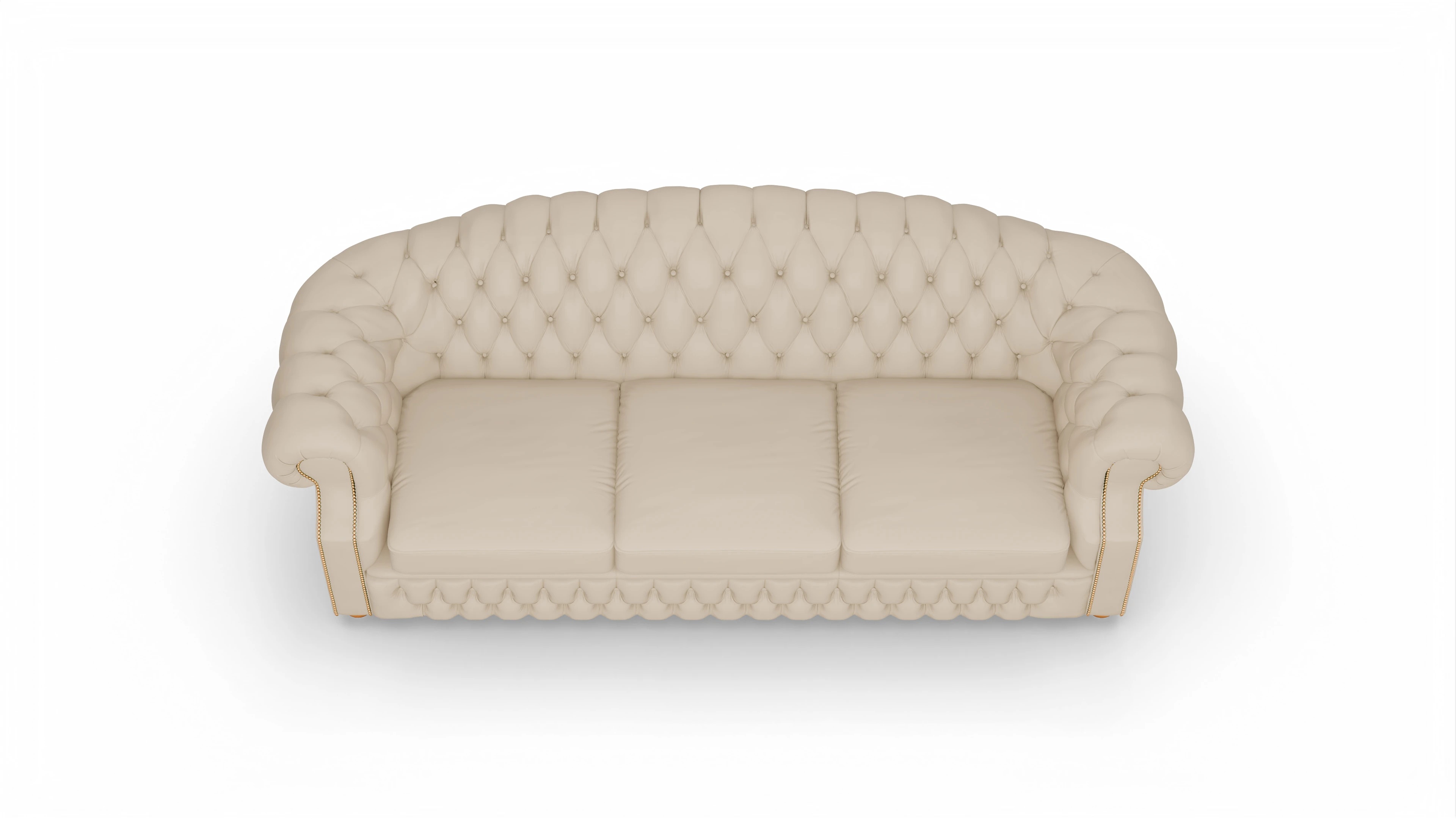Ansicht des Produktes Yates 4-Sitzer in Leder beige