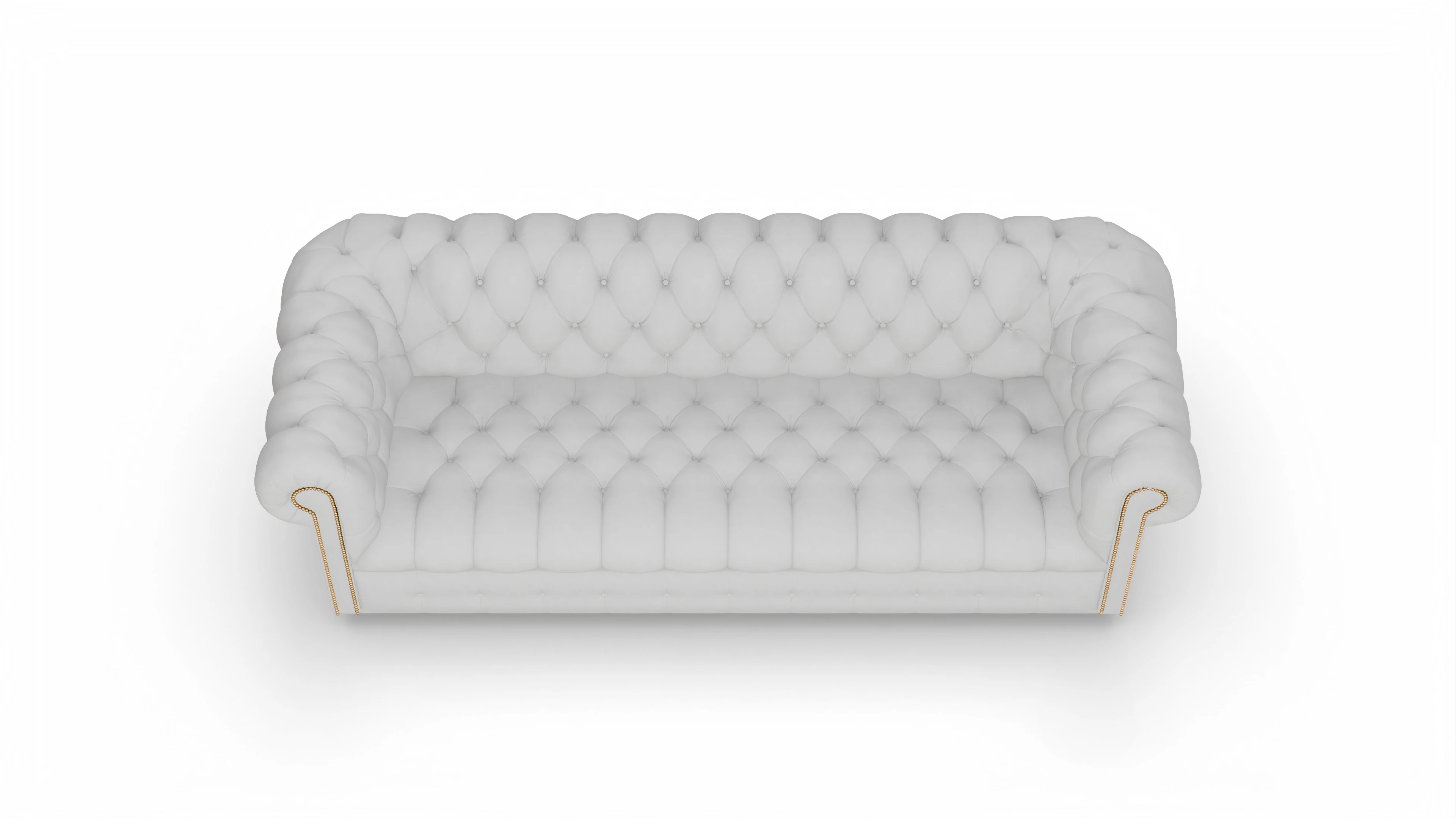 Ansicht des Produktes Bingley 4-Sitzer in Leder weiß