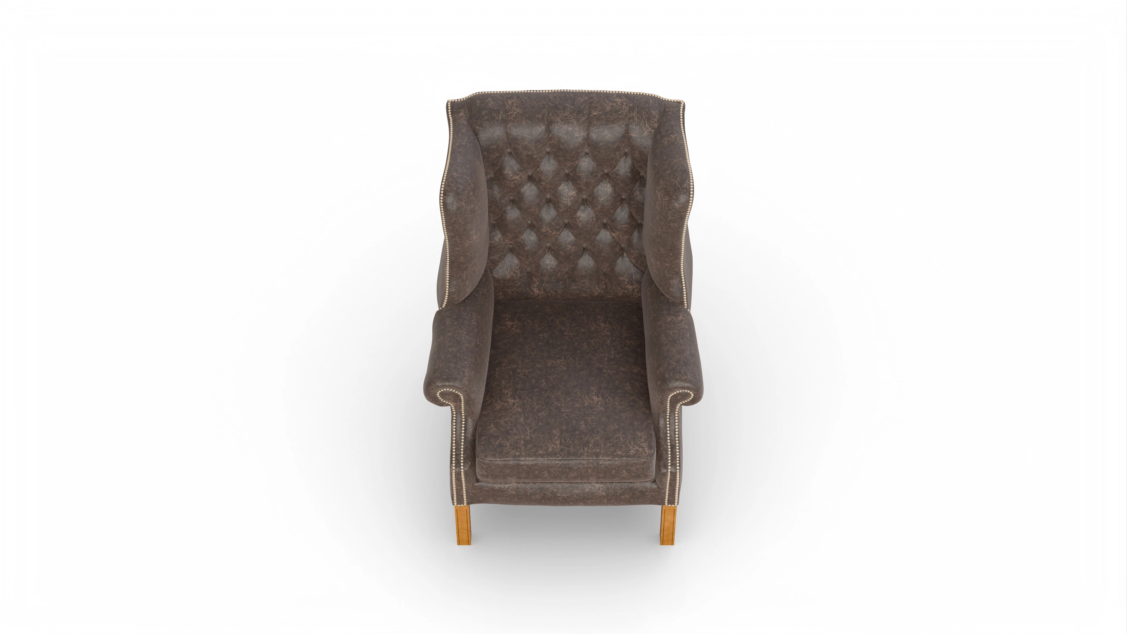 Ansicht des Produktes Francisco Sessel in Leder braun