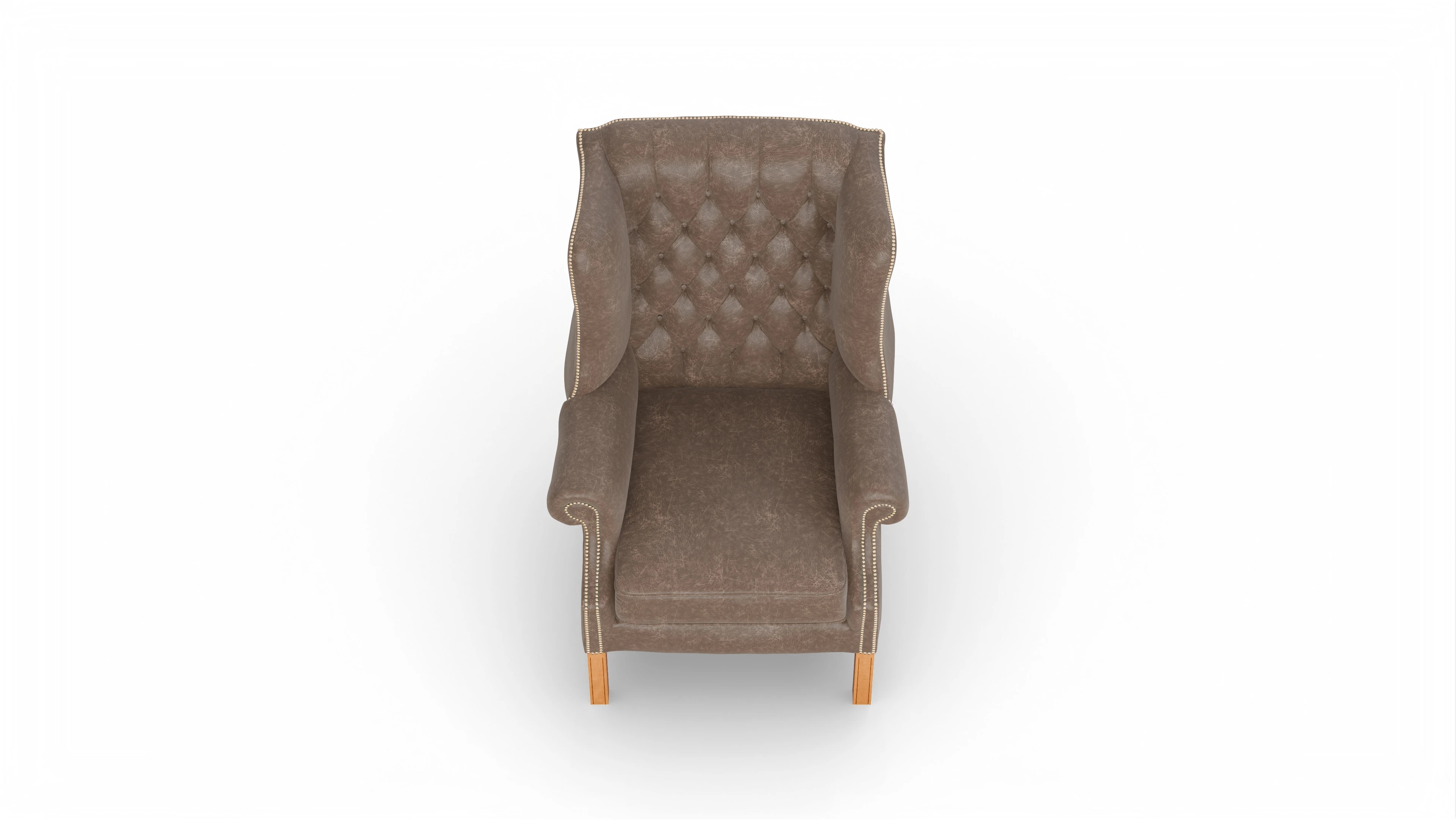 Ansicht des Produktes Francisco Sessel in Leder braun