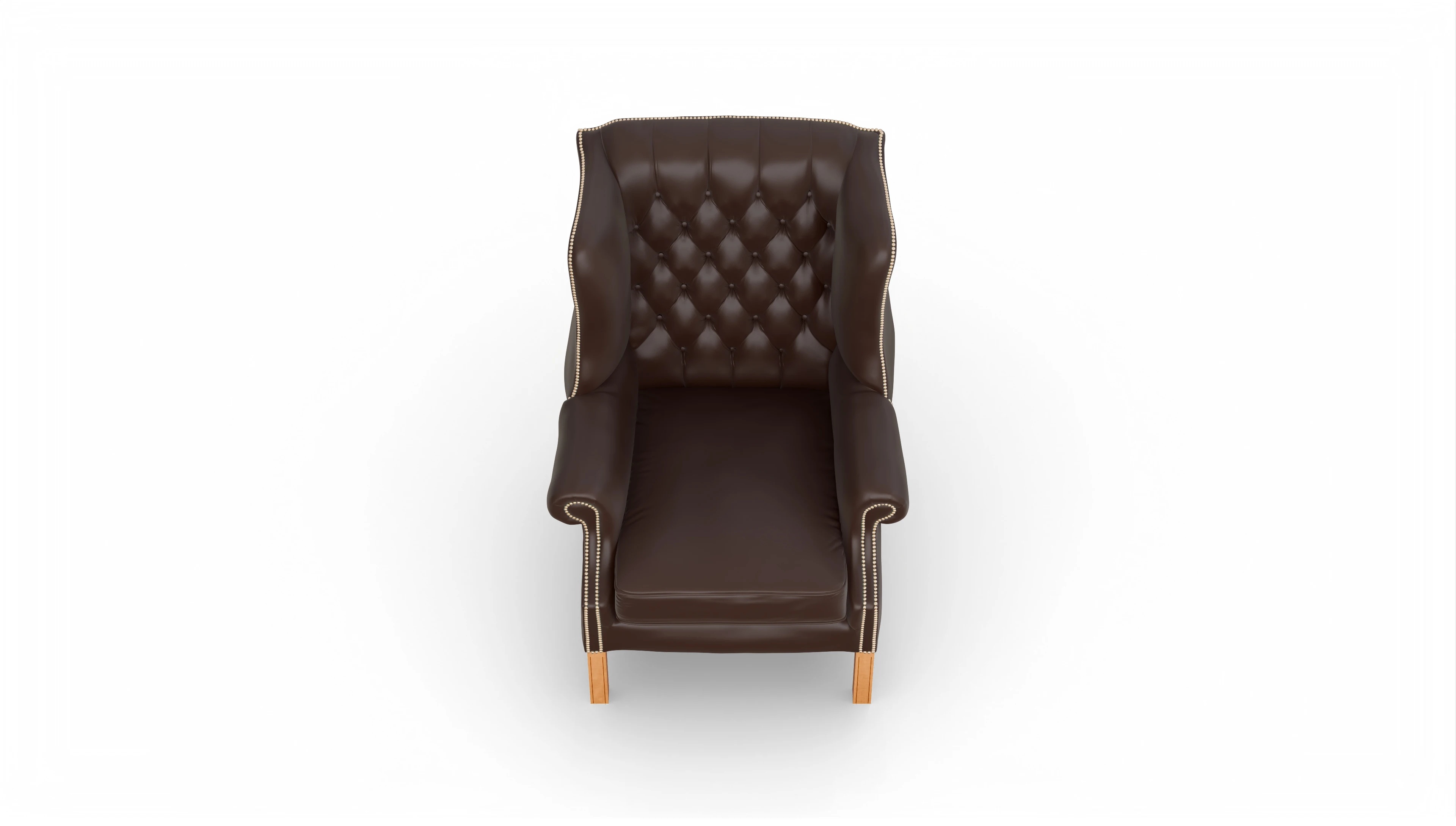 Ansicht des Produktes Francisco Sessel in Leder braun