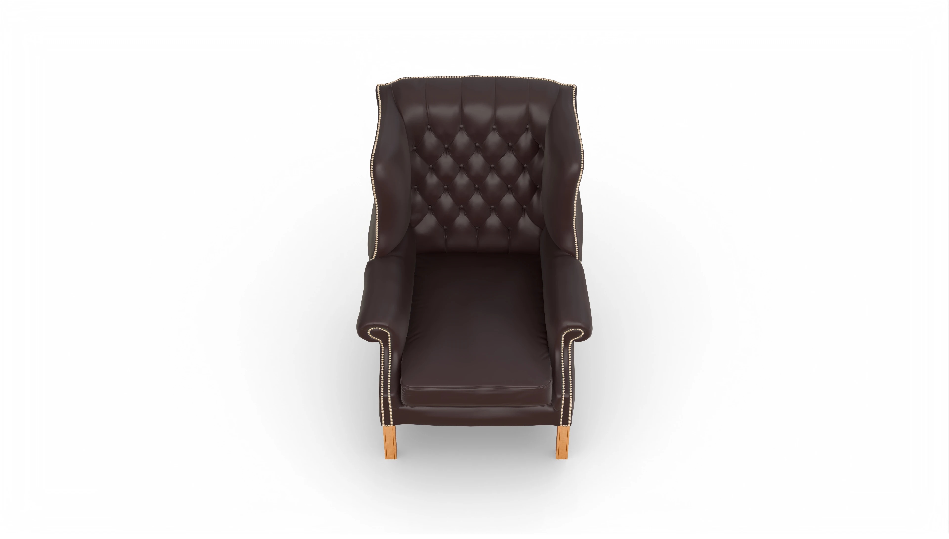 Ansicht des Produktes Francisco Sessel in Leder braun