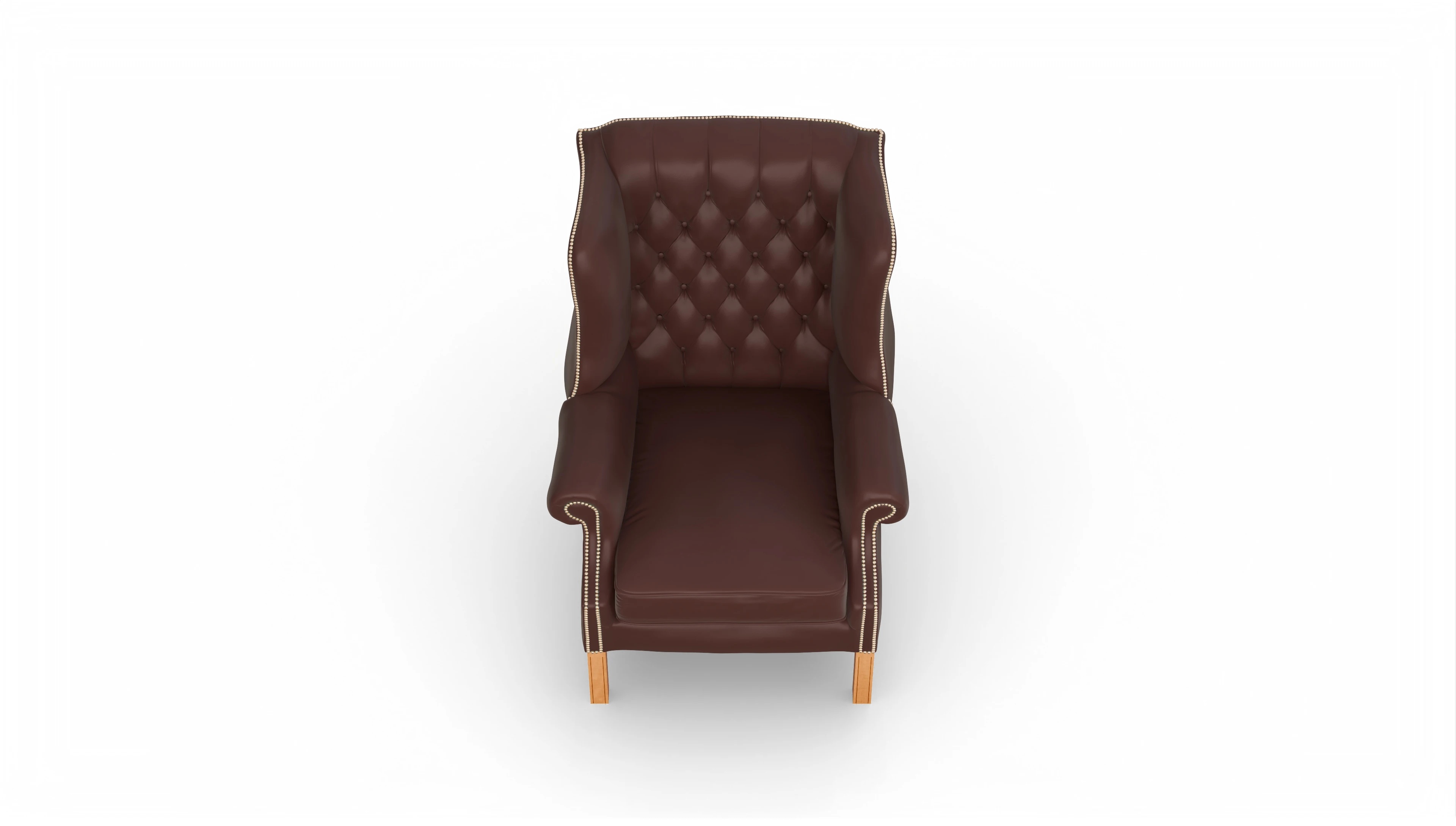 Ansicht des Produktes Francisco Sessel in Leder braun