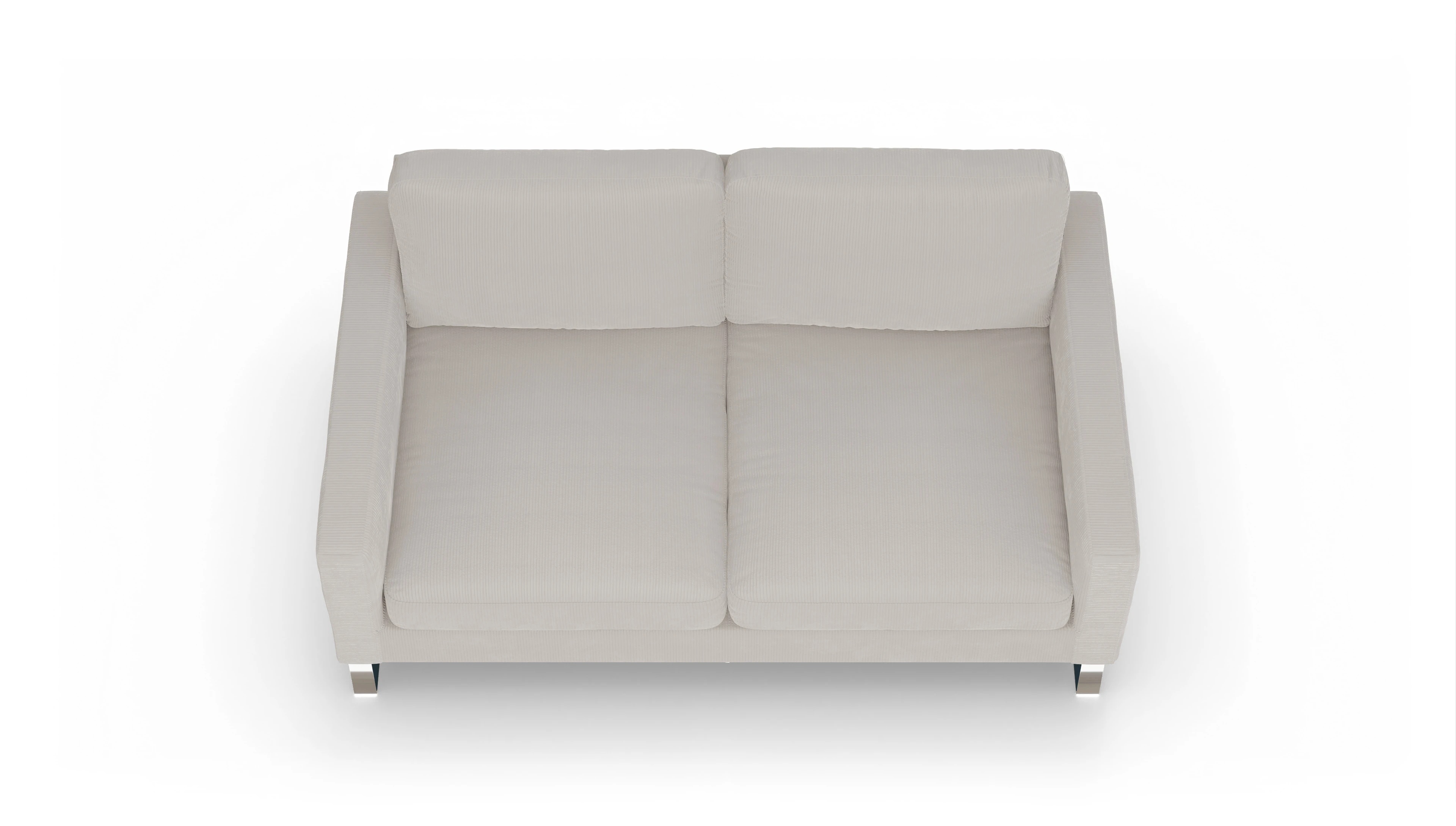 Ansicht des Produktes Cespon 2,5-Sitzer in Cord weiß