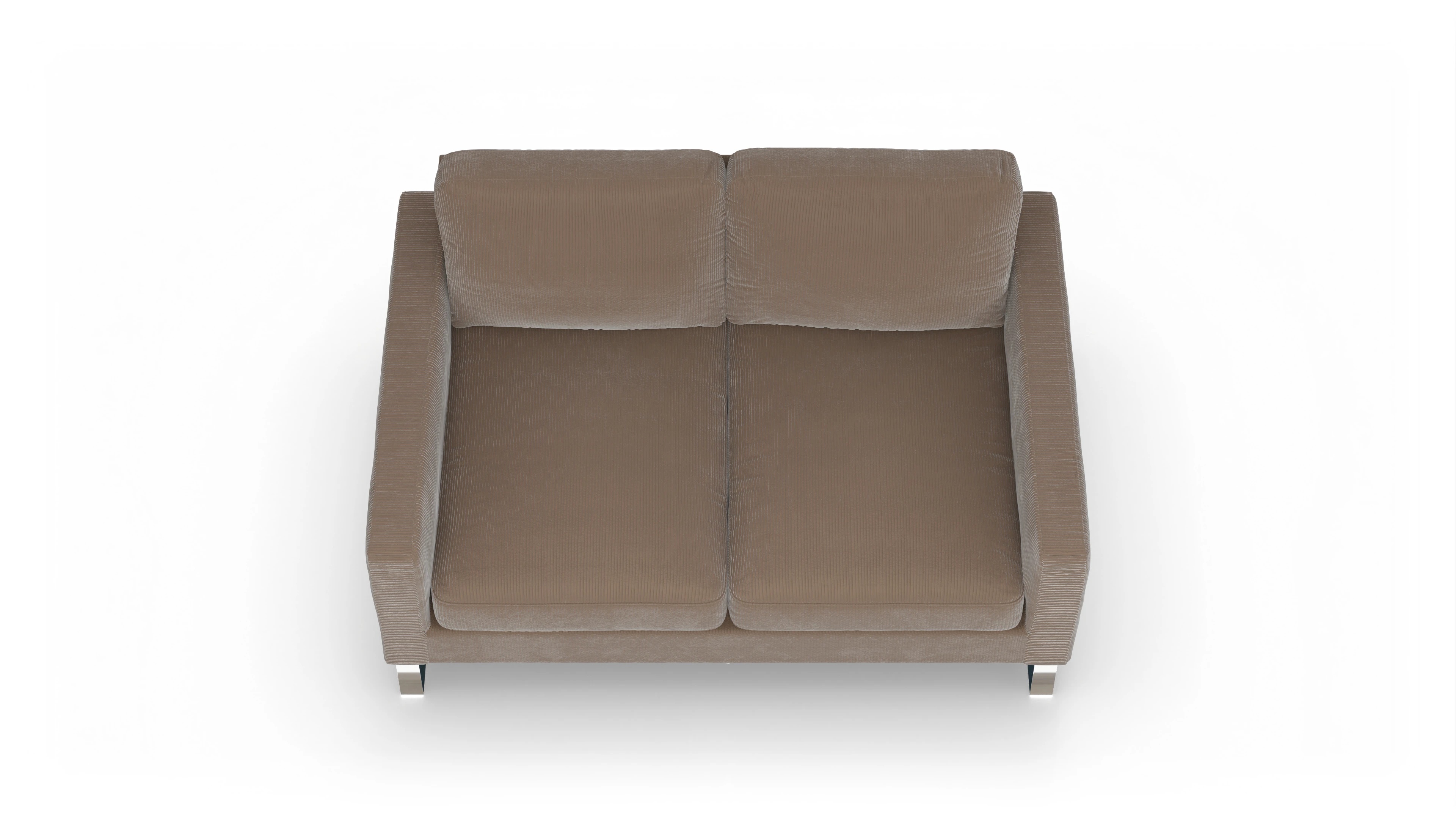 Ansicht des Produktes Cespon 2-Sitzer in Cord braun