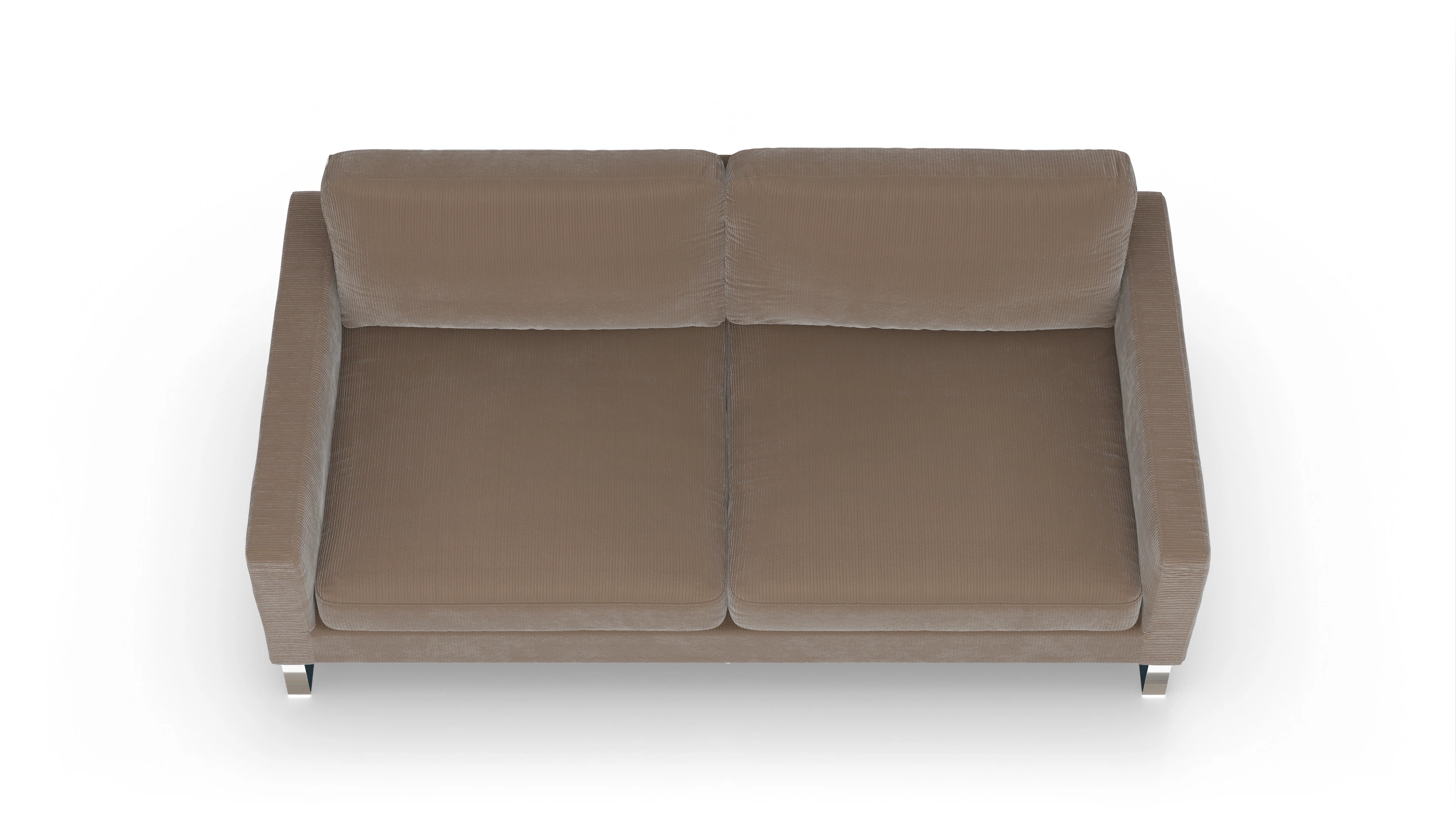 Ansicht des Produktes Cespon 3,5-Sitzer in Cord braun