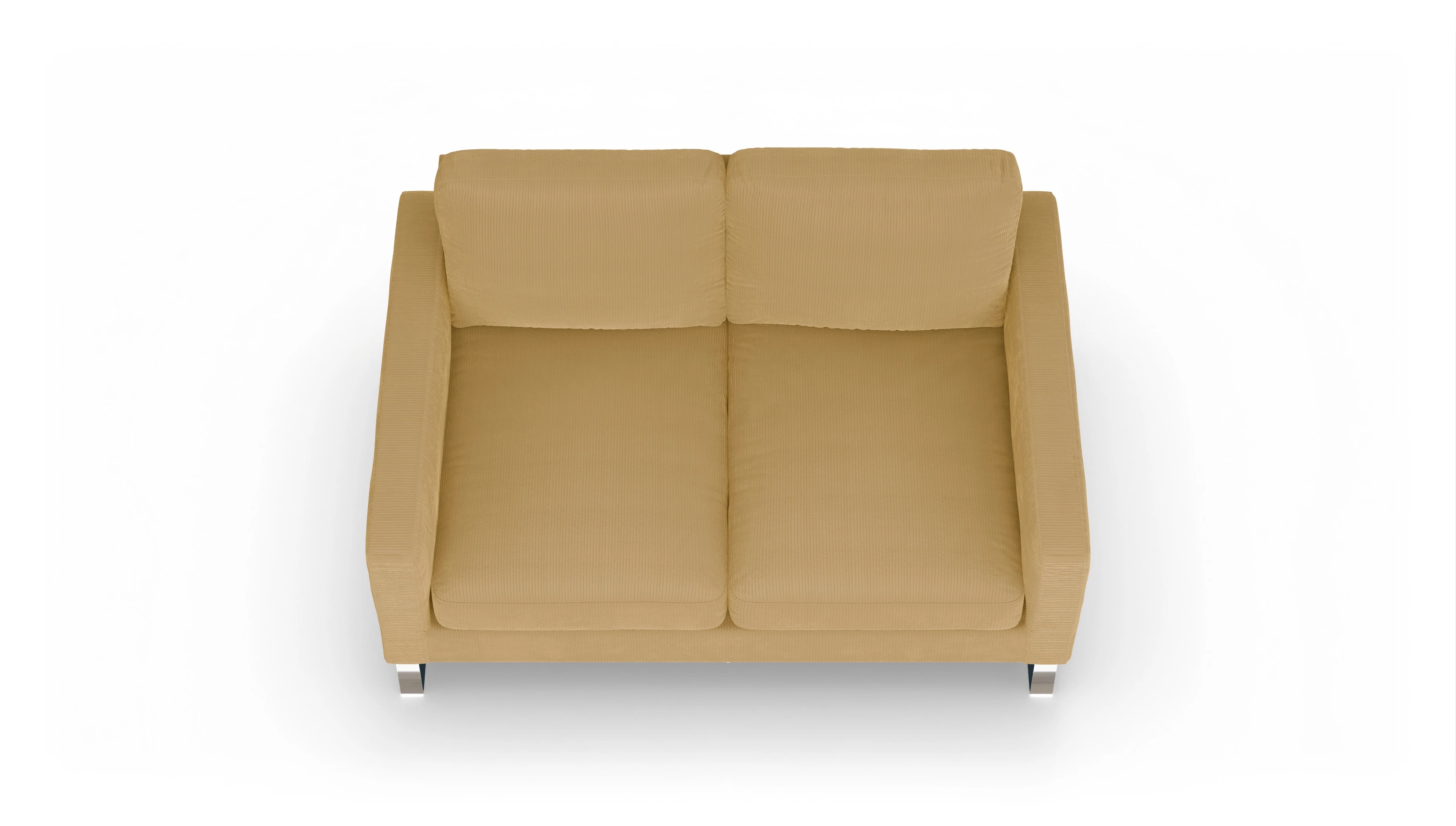 Ansicht des Produktes Cespon 2-Sitzer in Cord gelb