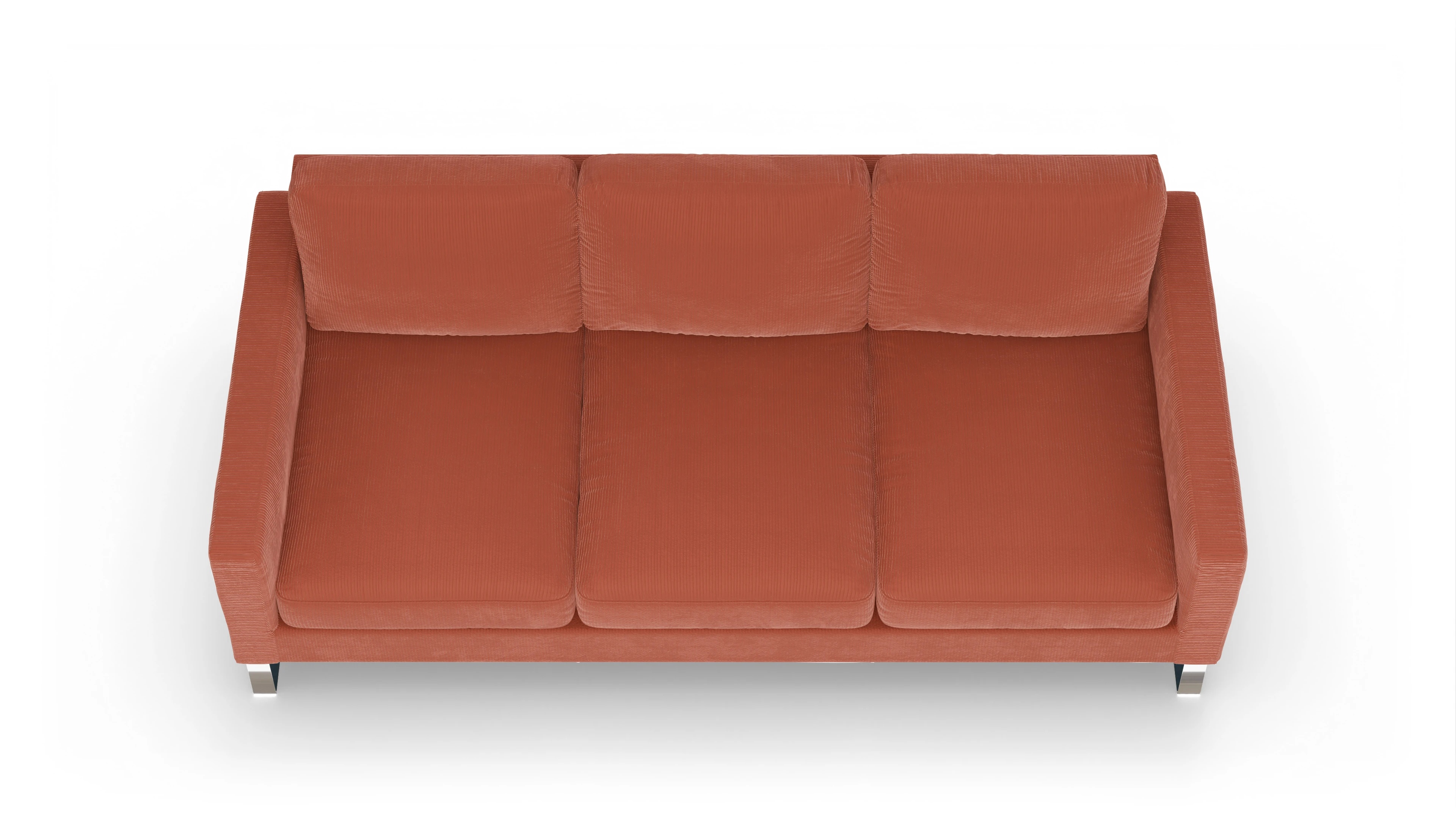 Ansicht des Produktes Cespon 4-Sitzer in Cord orange