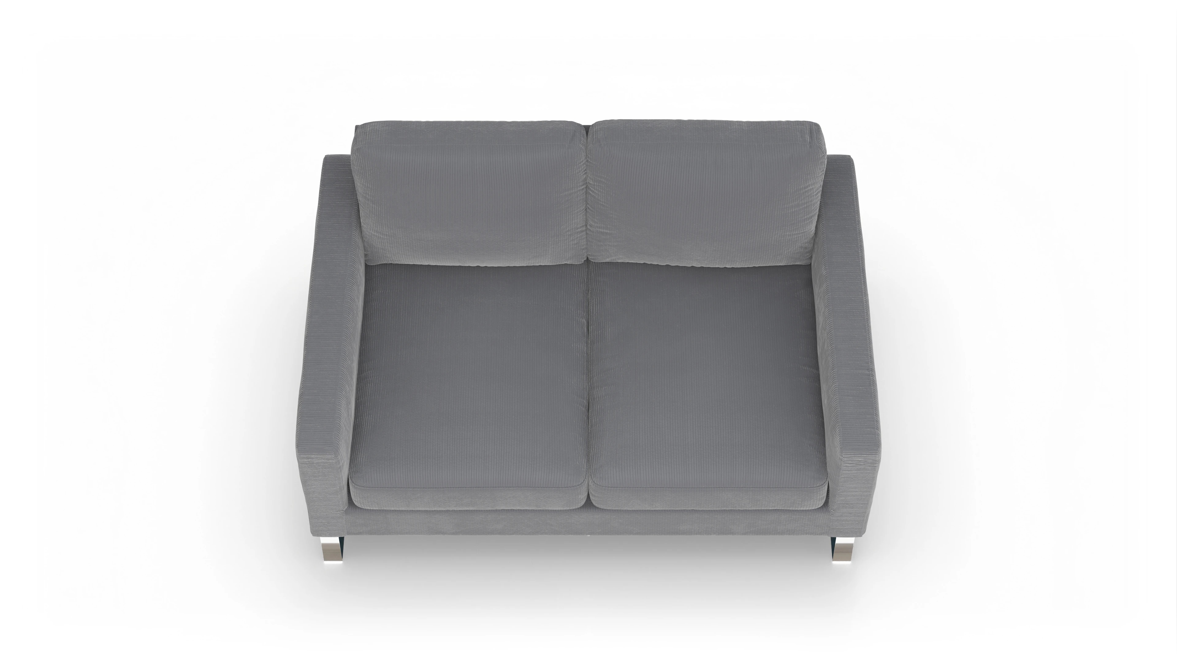 Ansicht des Produktes Cespon 2-Sitzer in Cord grau