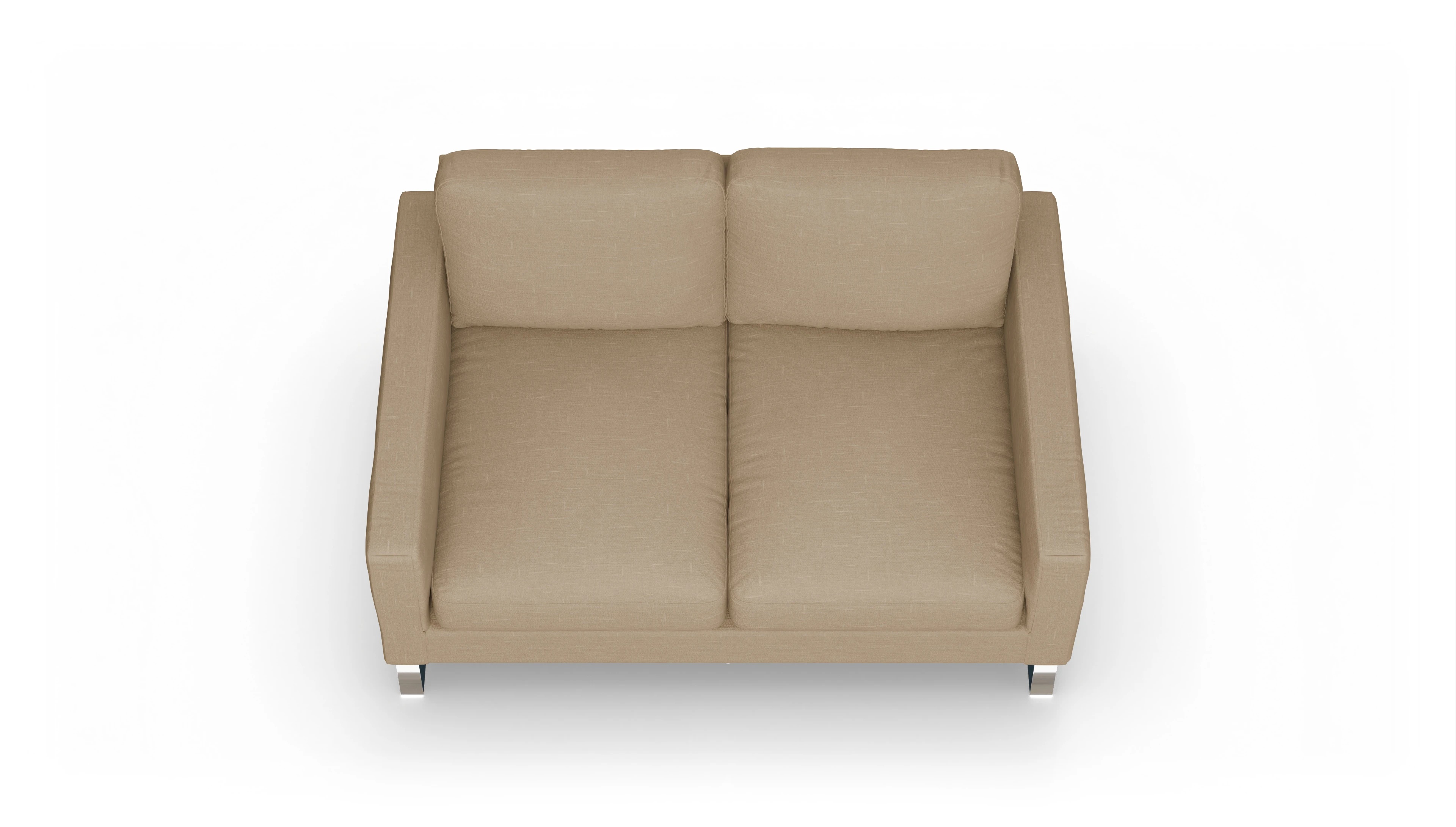 Cespon Stoffsofa Ansicht des Produktes Cespon 2-Sitzer in Stoff braun