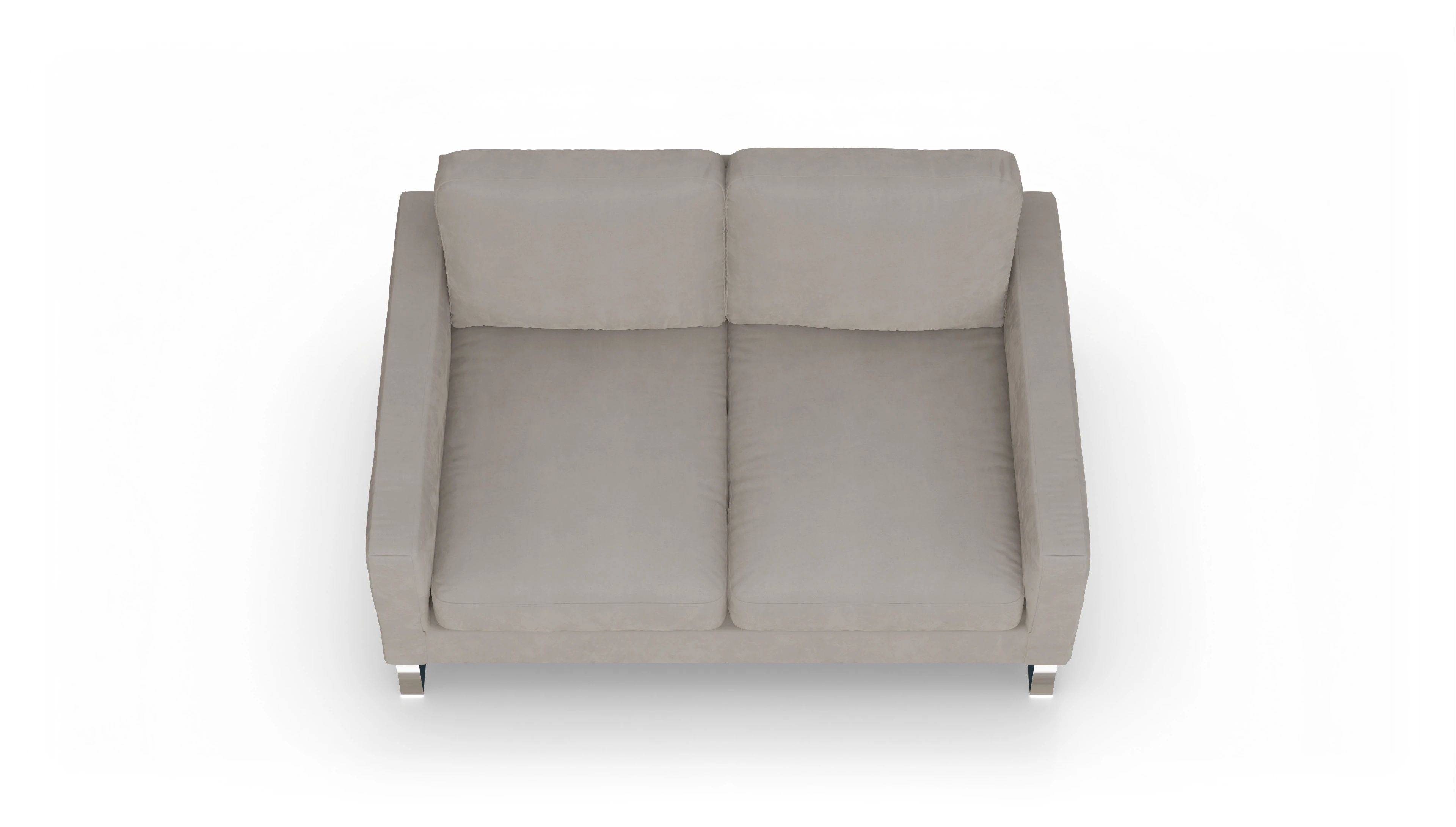 Ansicht des Produktes Cespon 2-Sitzer in Samt braun