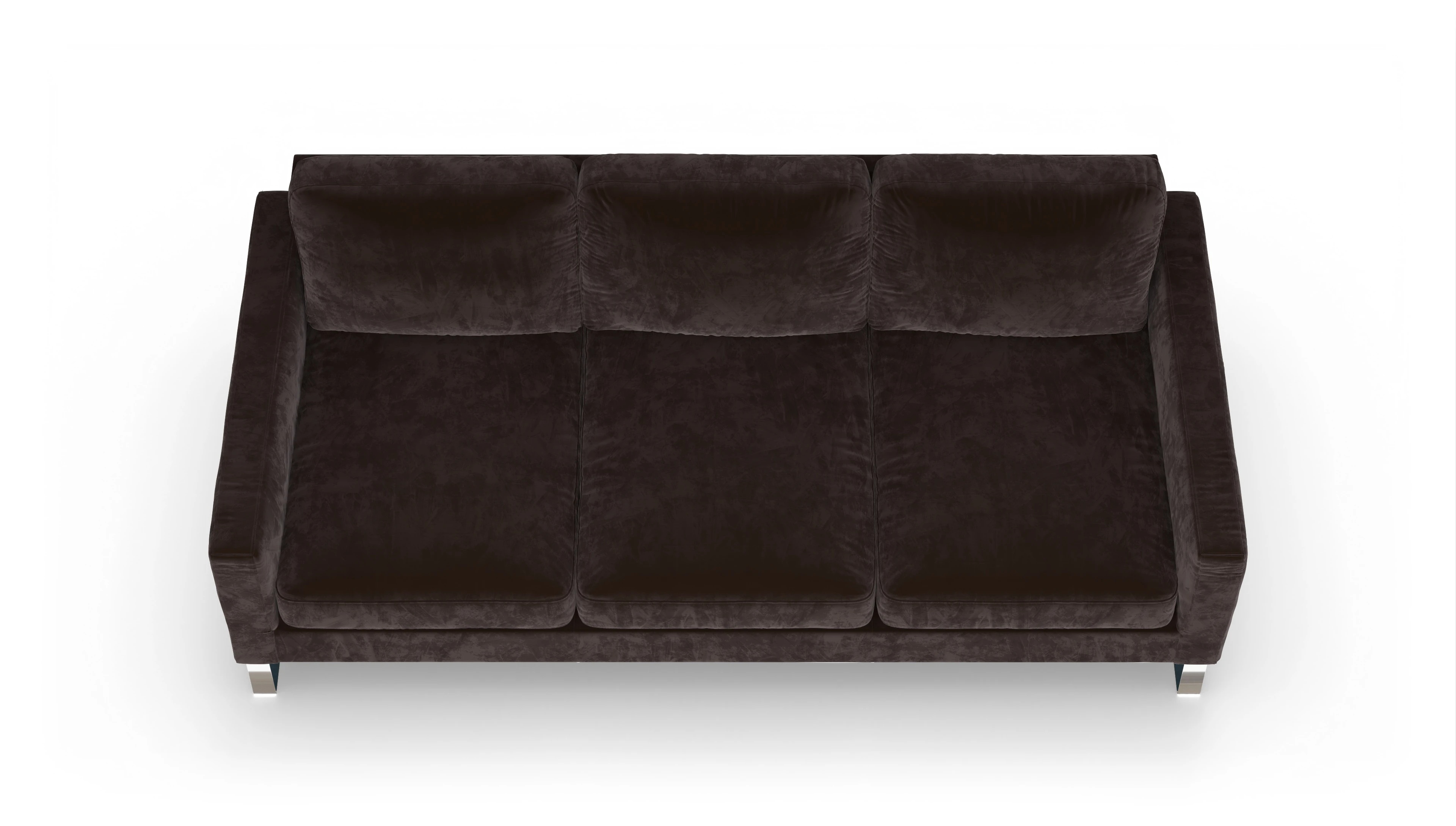 Ansicht des Produktes Cespon 4-Sitzer in Samt braun