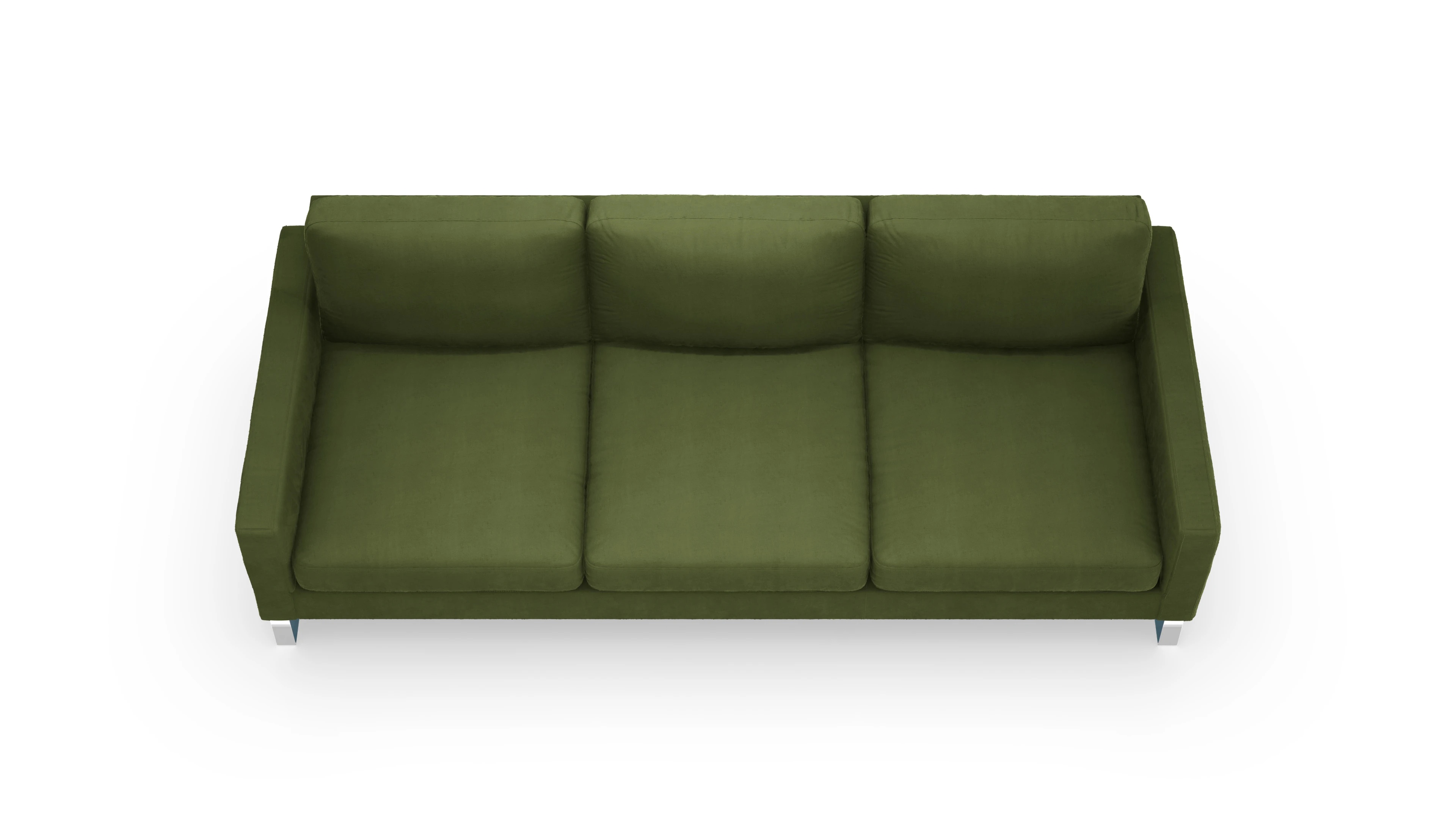 Cespon Stoffsofa Ansicht des Produktes Cespon 4,5-Sitzer in Samt grün