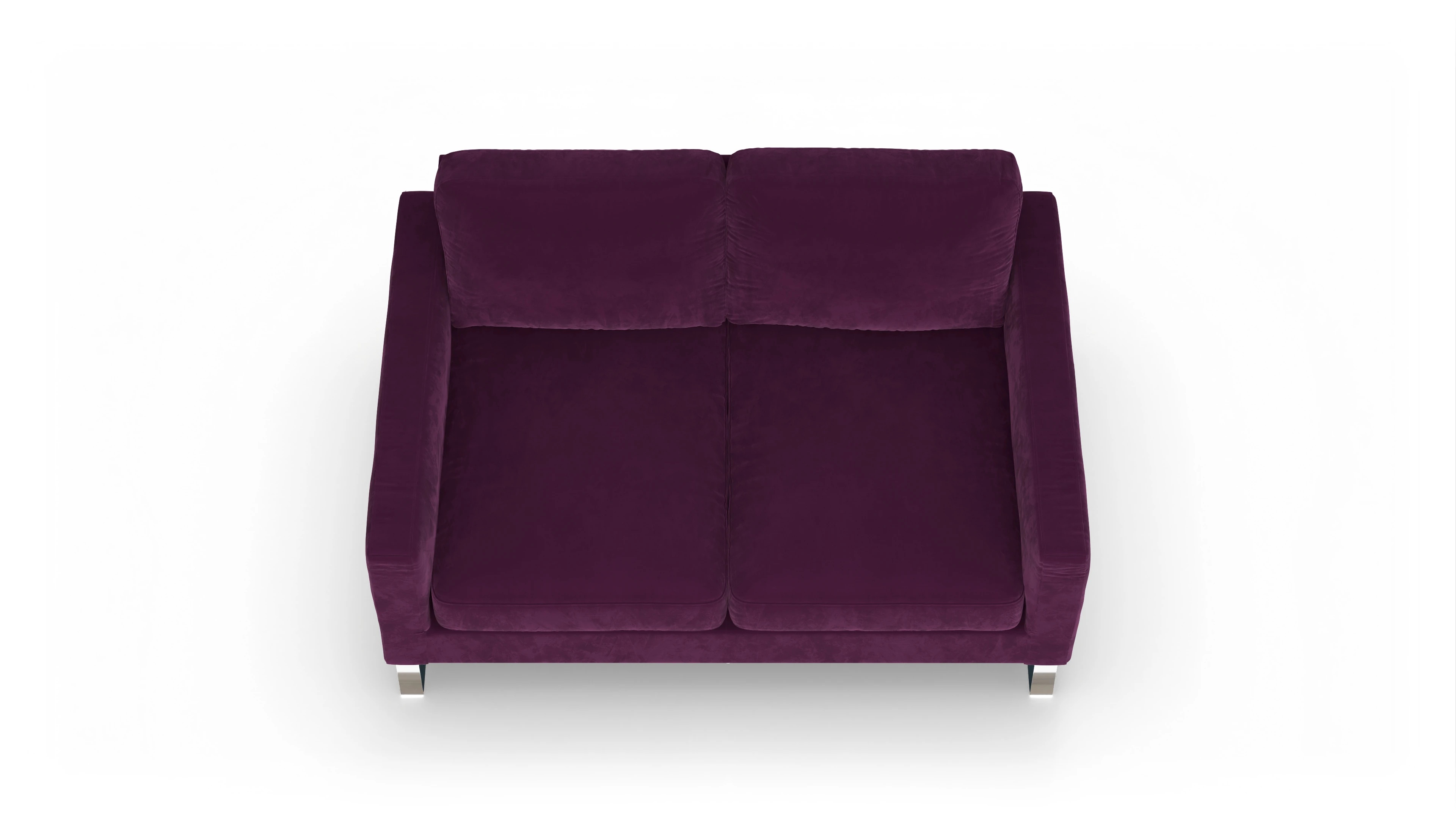 Ansicht des Produktes Cespon 2-Sitzer in Samt rot