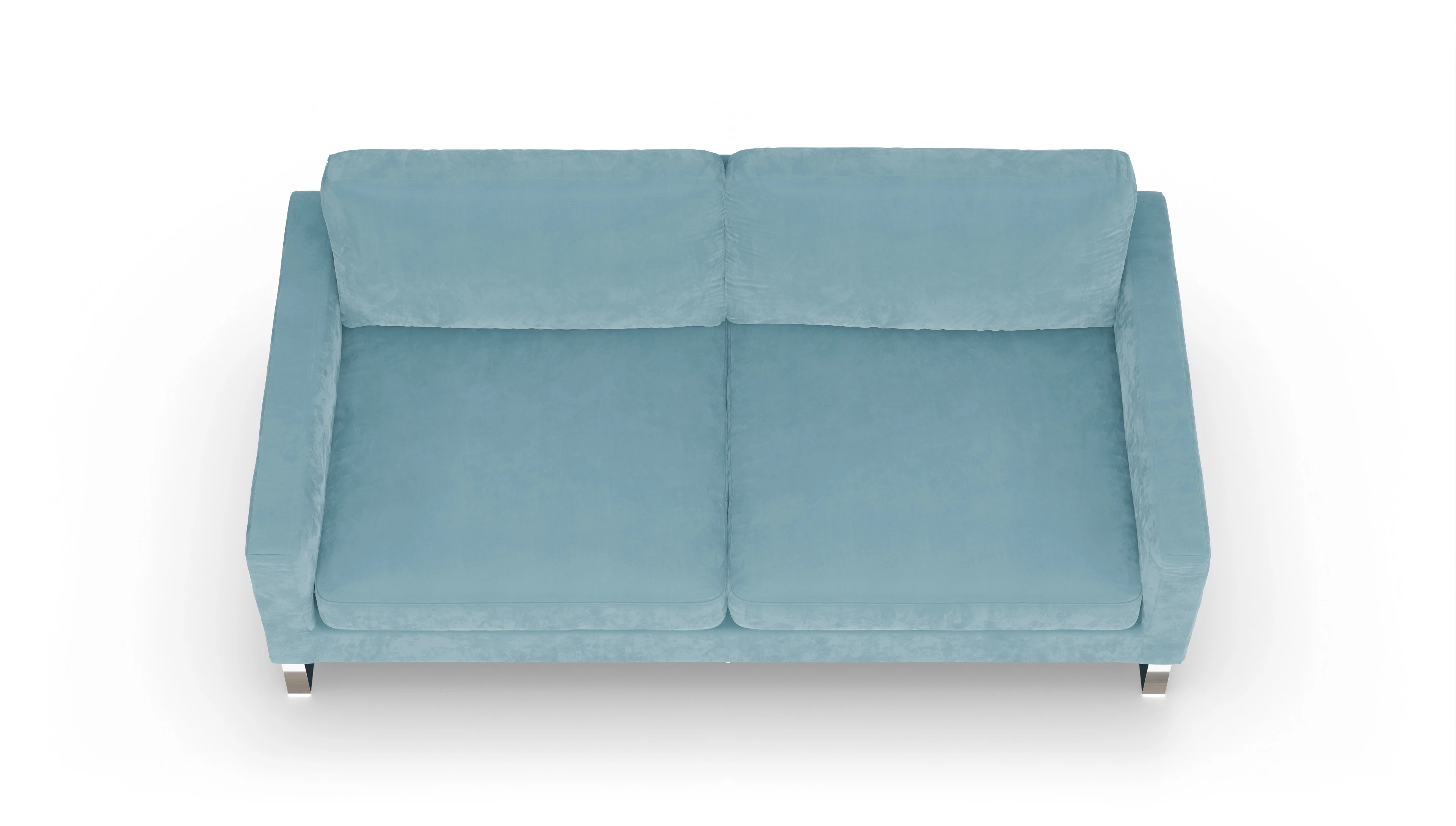 Cespon Stoffsofa Ansicht des Produktes Cespon 3,5-Sitzer in Samt blau