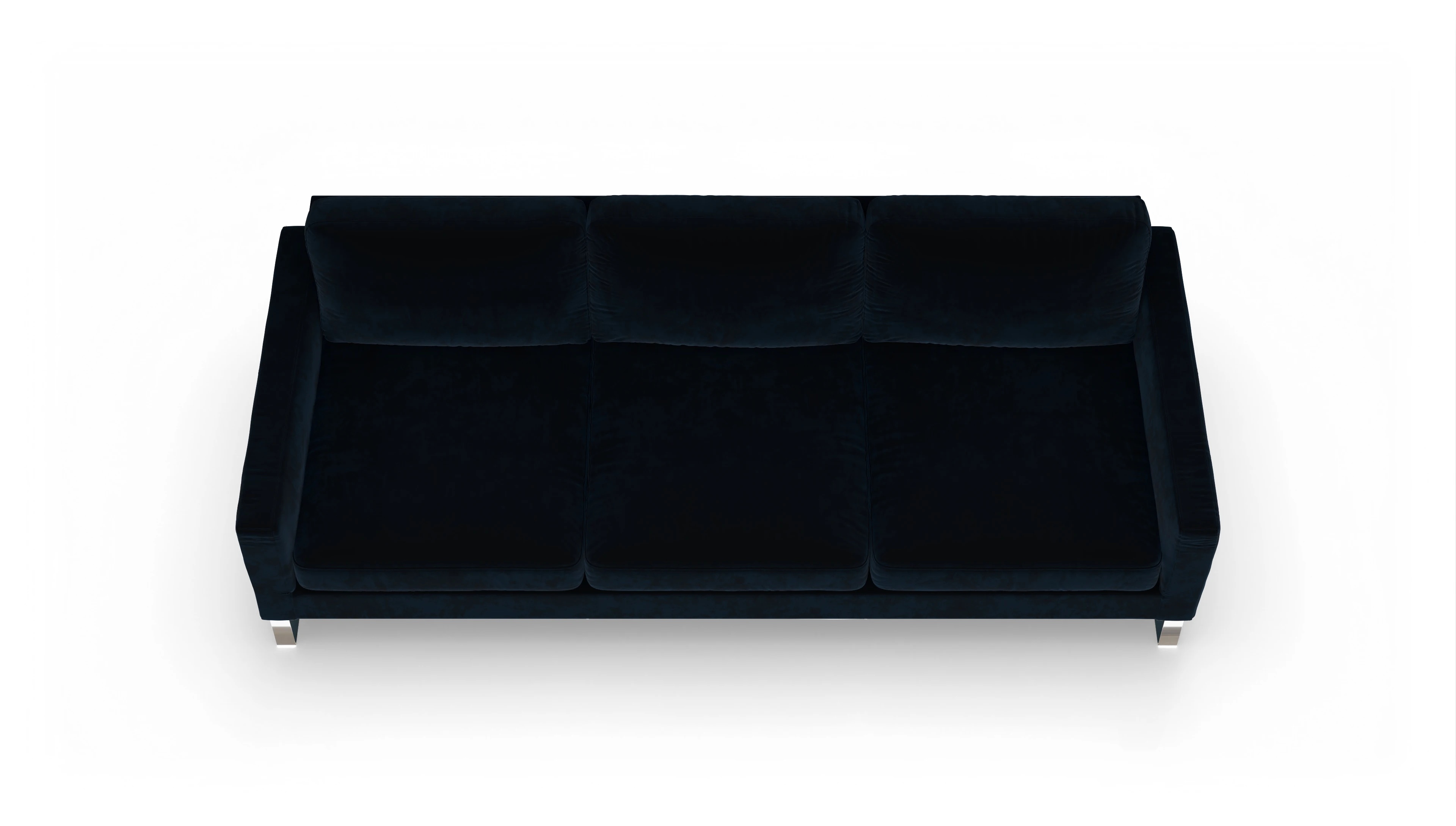 Cespon Stoffsofa Ansicht des Produktes Cespon 4,5-Sitzer in Samt blau