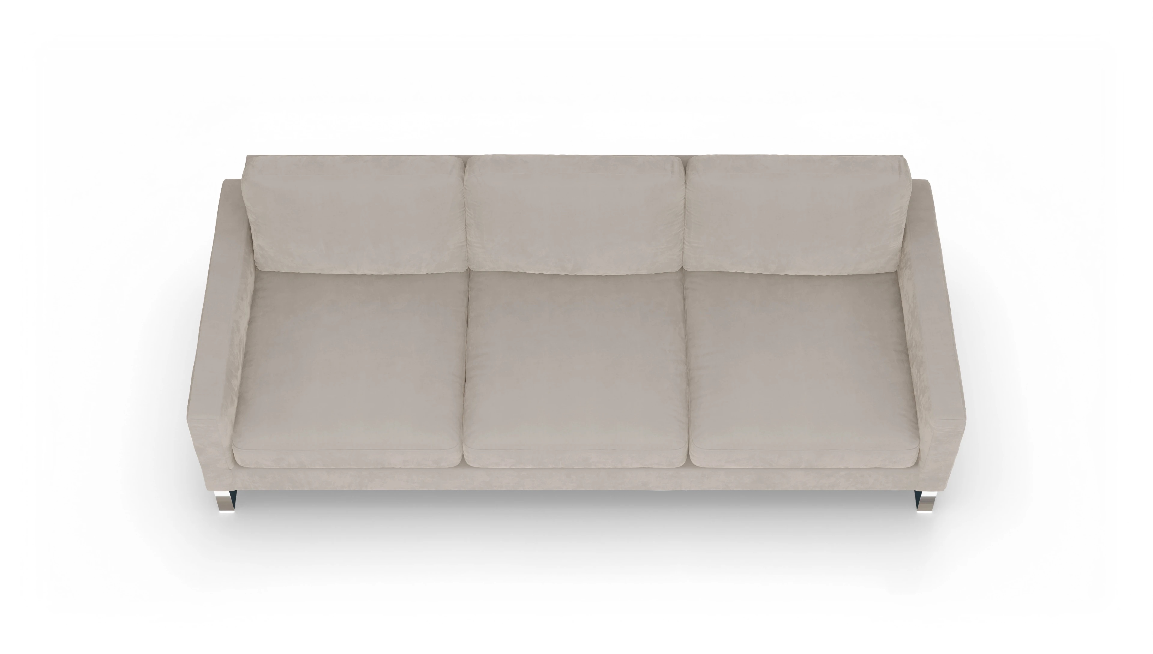 Ansicht des Produktes Cespon 4,5-Sitzer in Samt grau