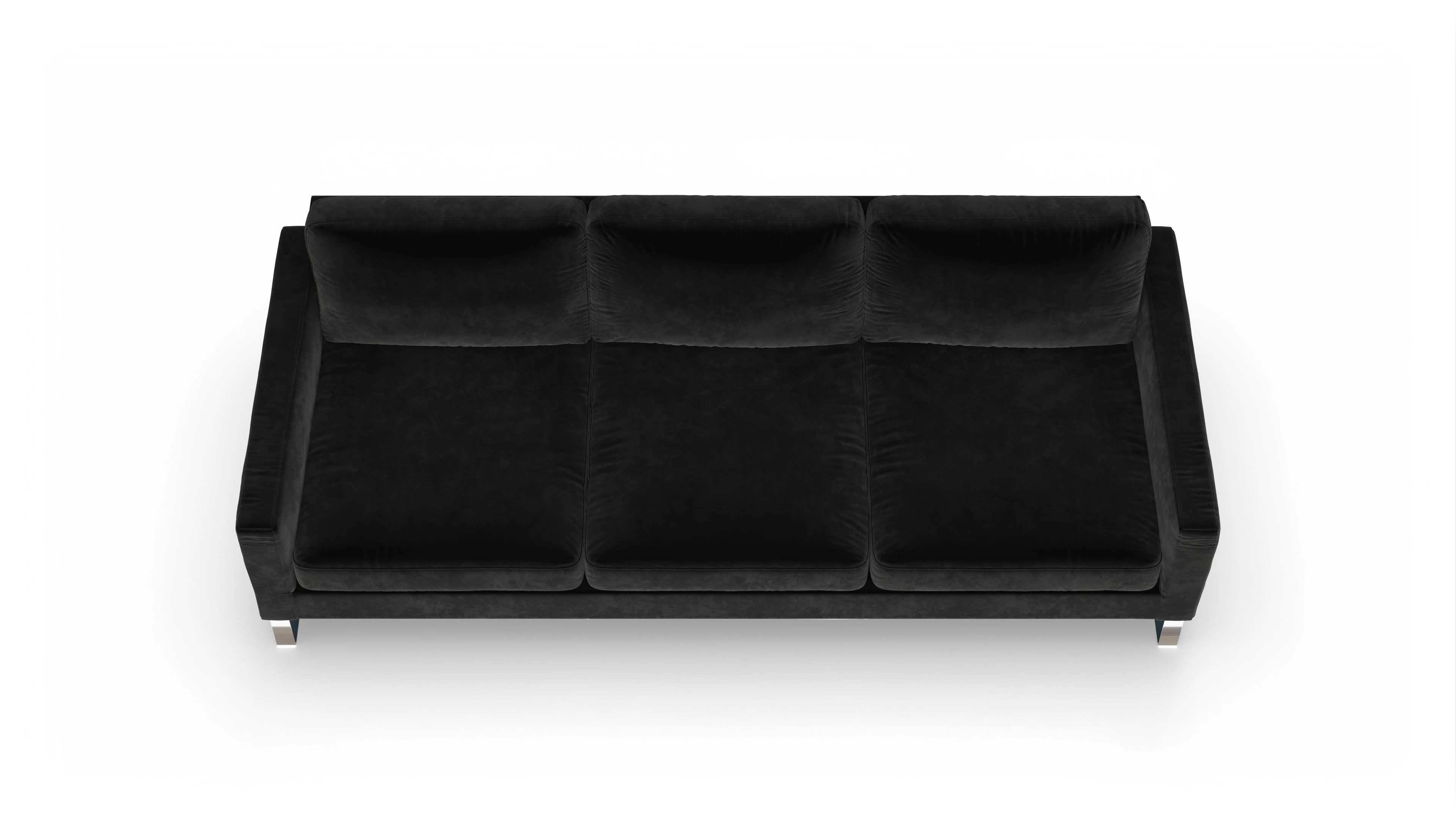 Ansicht des Produktes Cespon 4,5-Sitzer in Samt schwarz