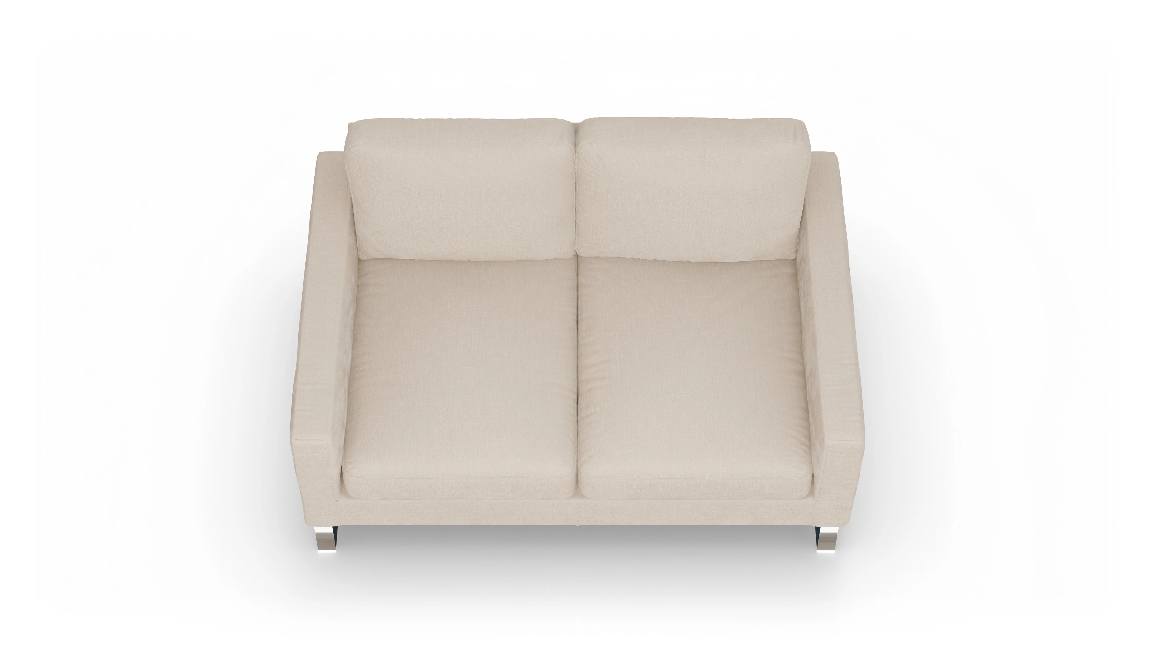 Ansicht des Produktes Cespon 2-Sitzer in Stoff weiß