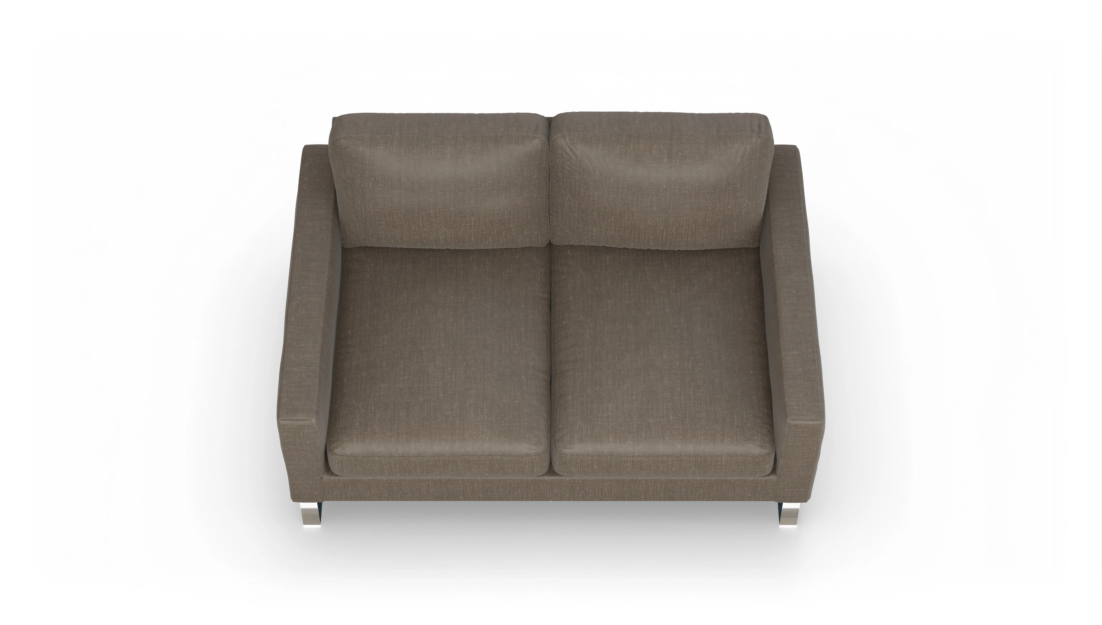 Cespon Stoffsofa Ansicht des Produktes Cespon 2-Sitzer in Stoff braun