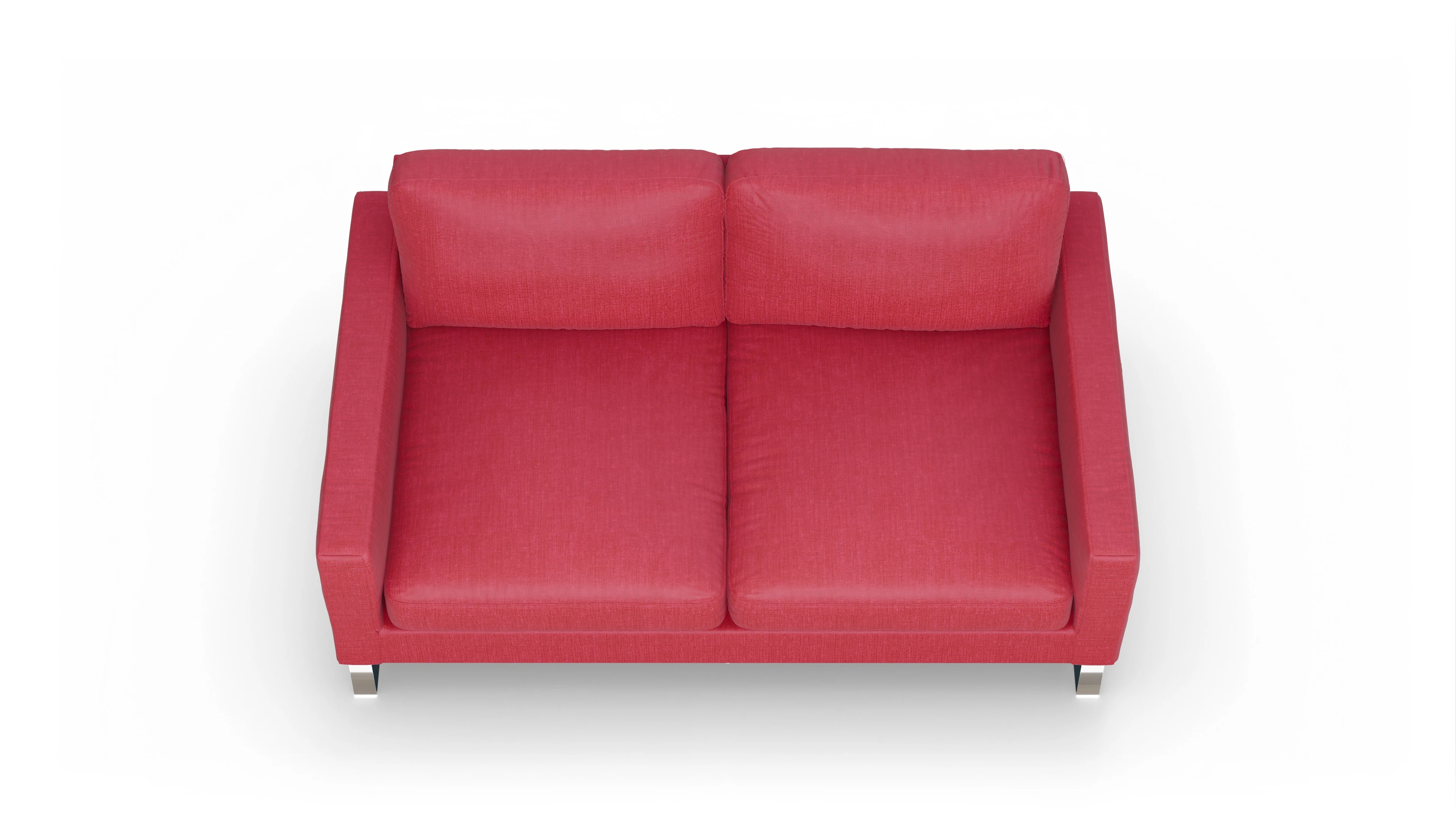 Ansicht des Produktes Cespon 2,5-Sitzer in Stoff rot