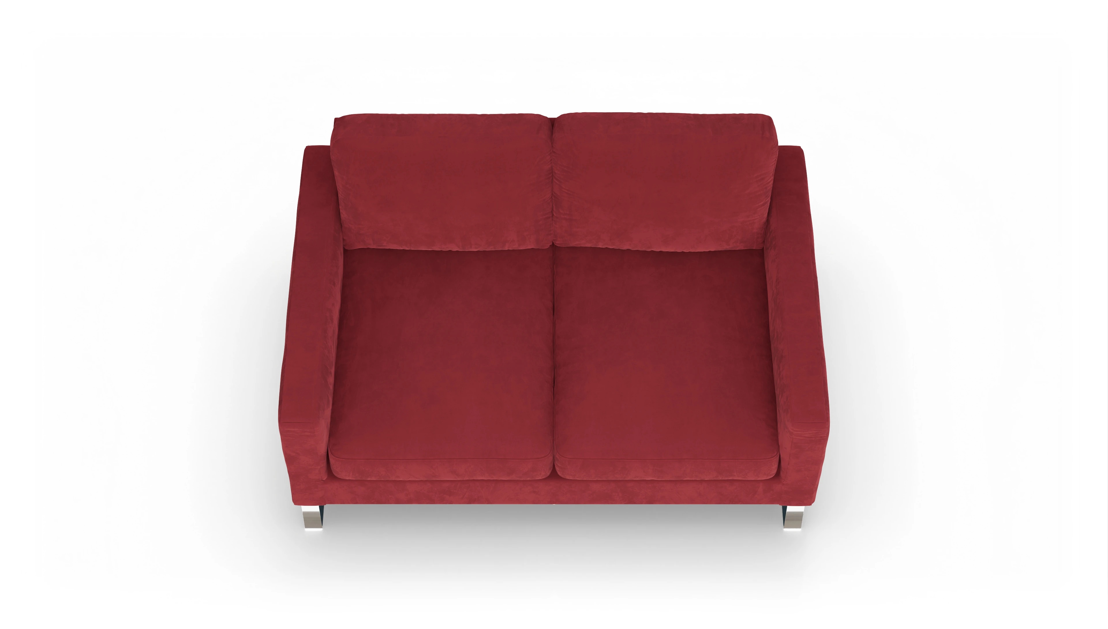 Ansicht des Produktes Cespon 2-Sitzer in Samt rot