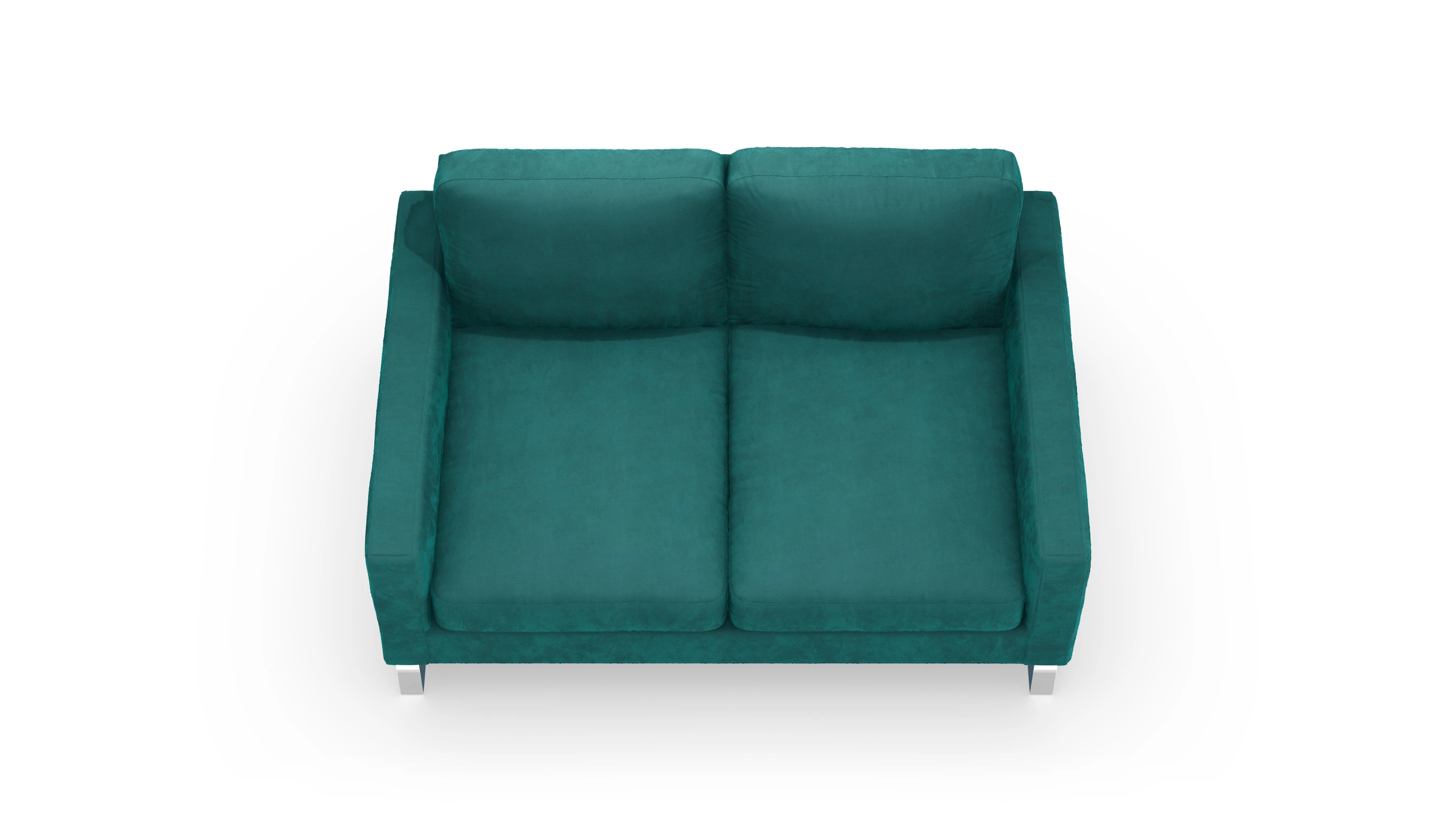 Cespon Stoffsofa Ansicht des Produktes Cespon 2-Sitzer in Samt blau