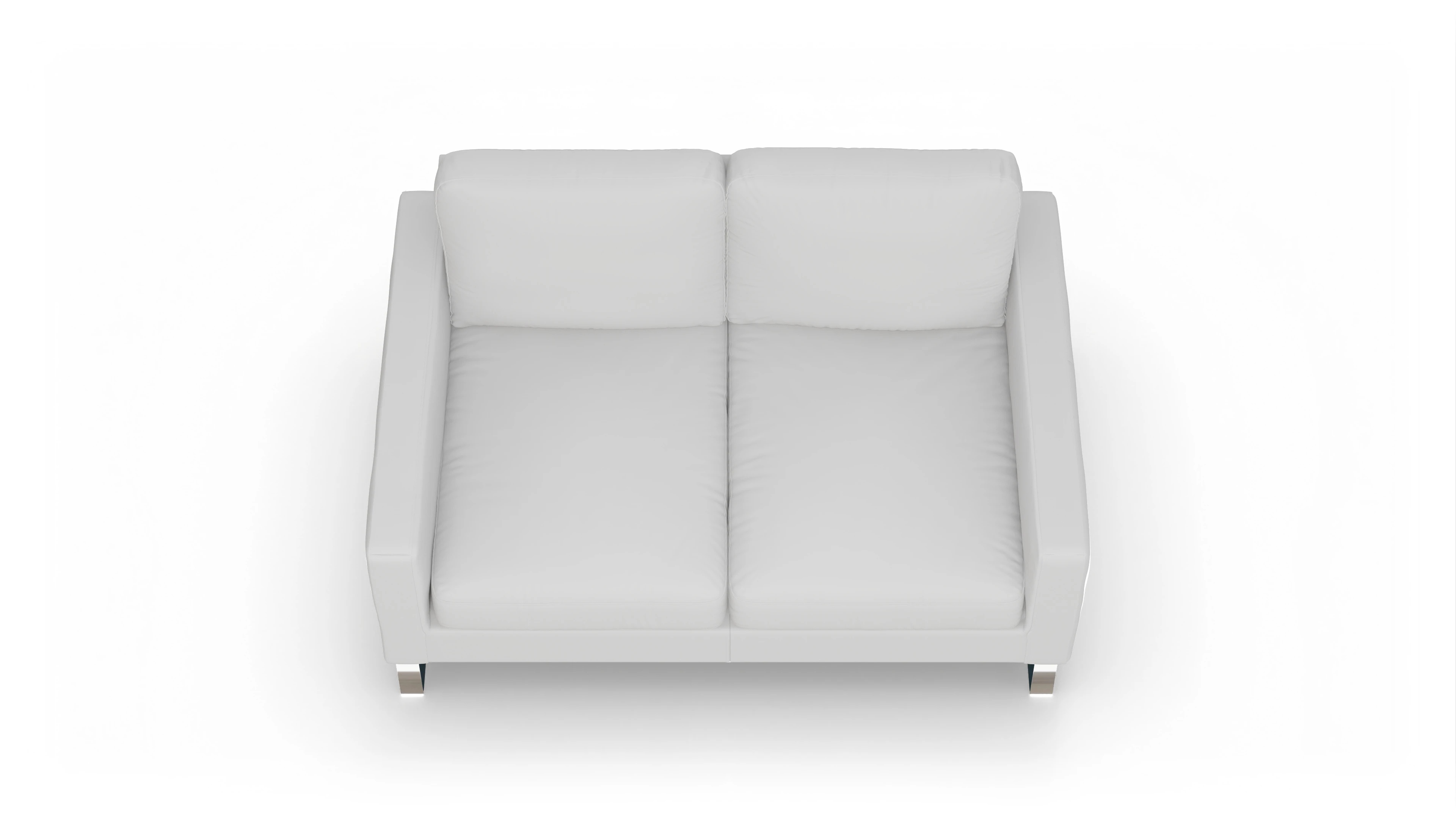 Ansicht des Produktes Cespon 2-Sitzer in Leder weiß