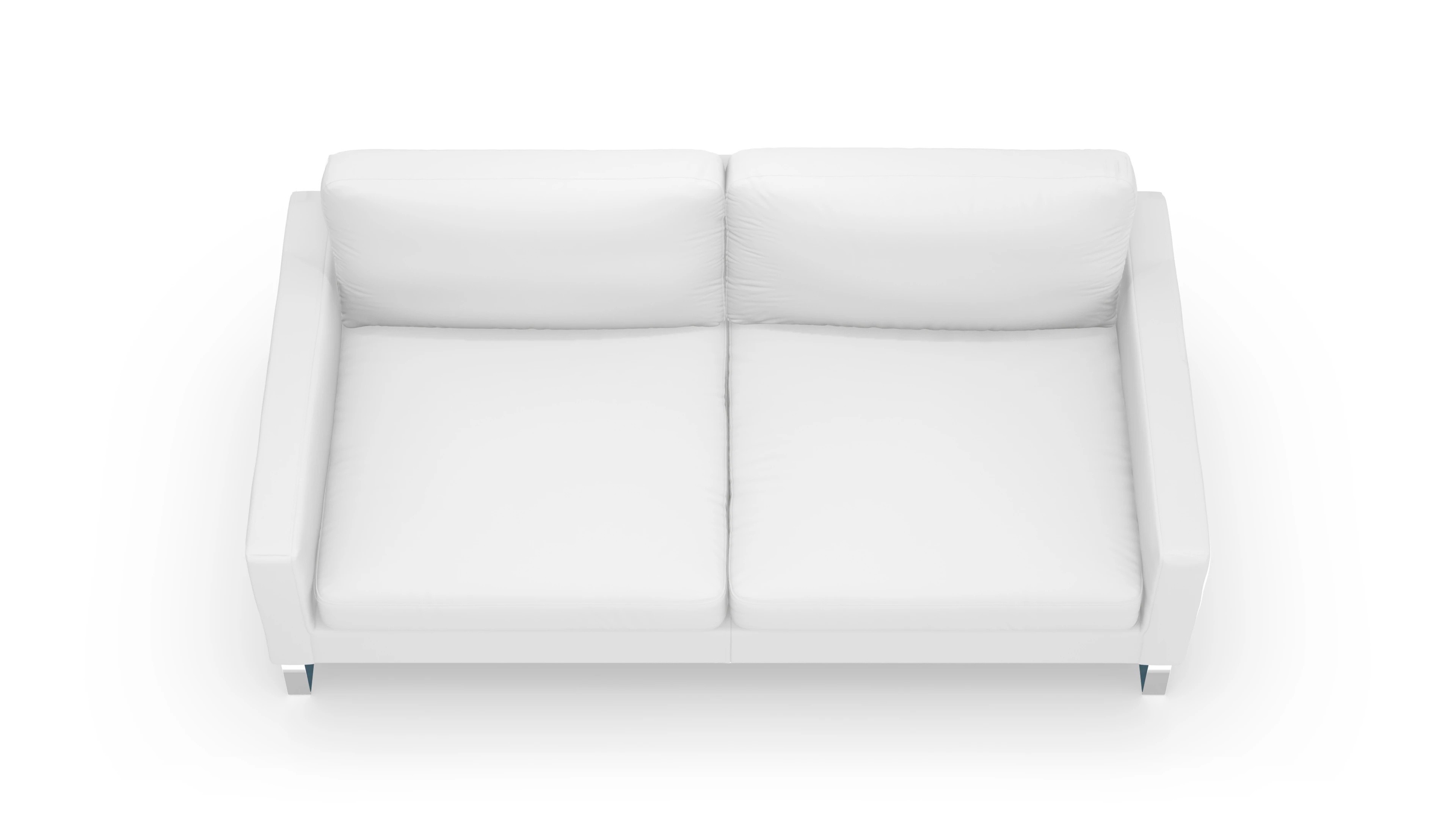 Cespon Ledersofa Ansicht des Produktes Cespon 3,5-Sitzer in Leder weiß