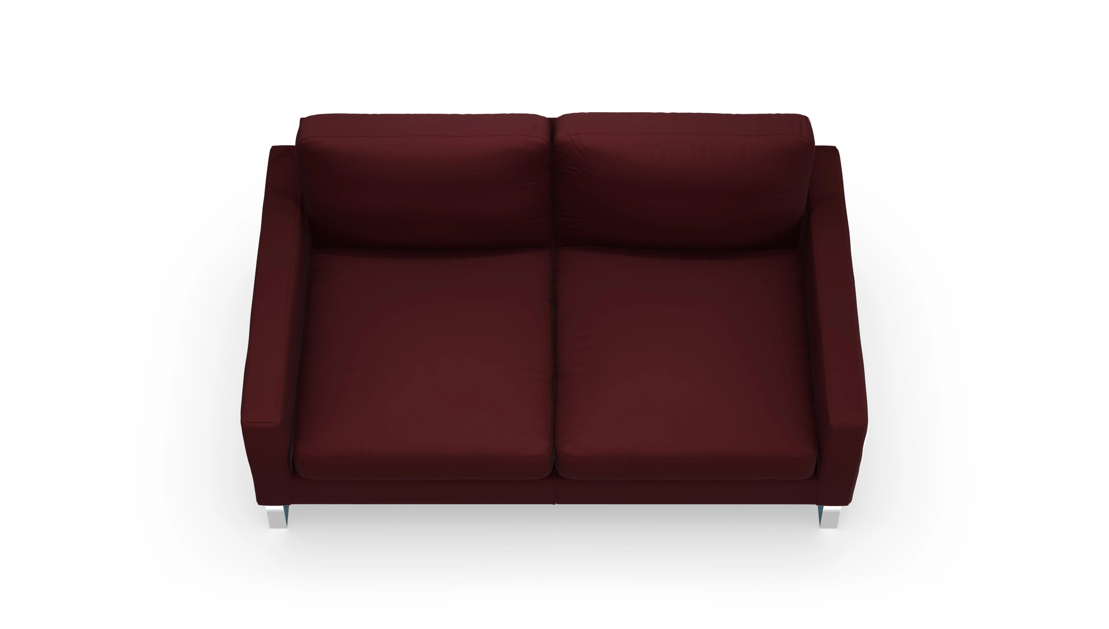 Cespon Ledersofa Ansicht des Produktes Cespon 2,5-Sitzer in Leder rot